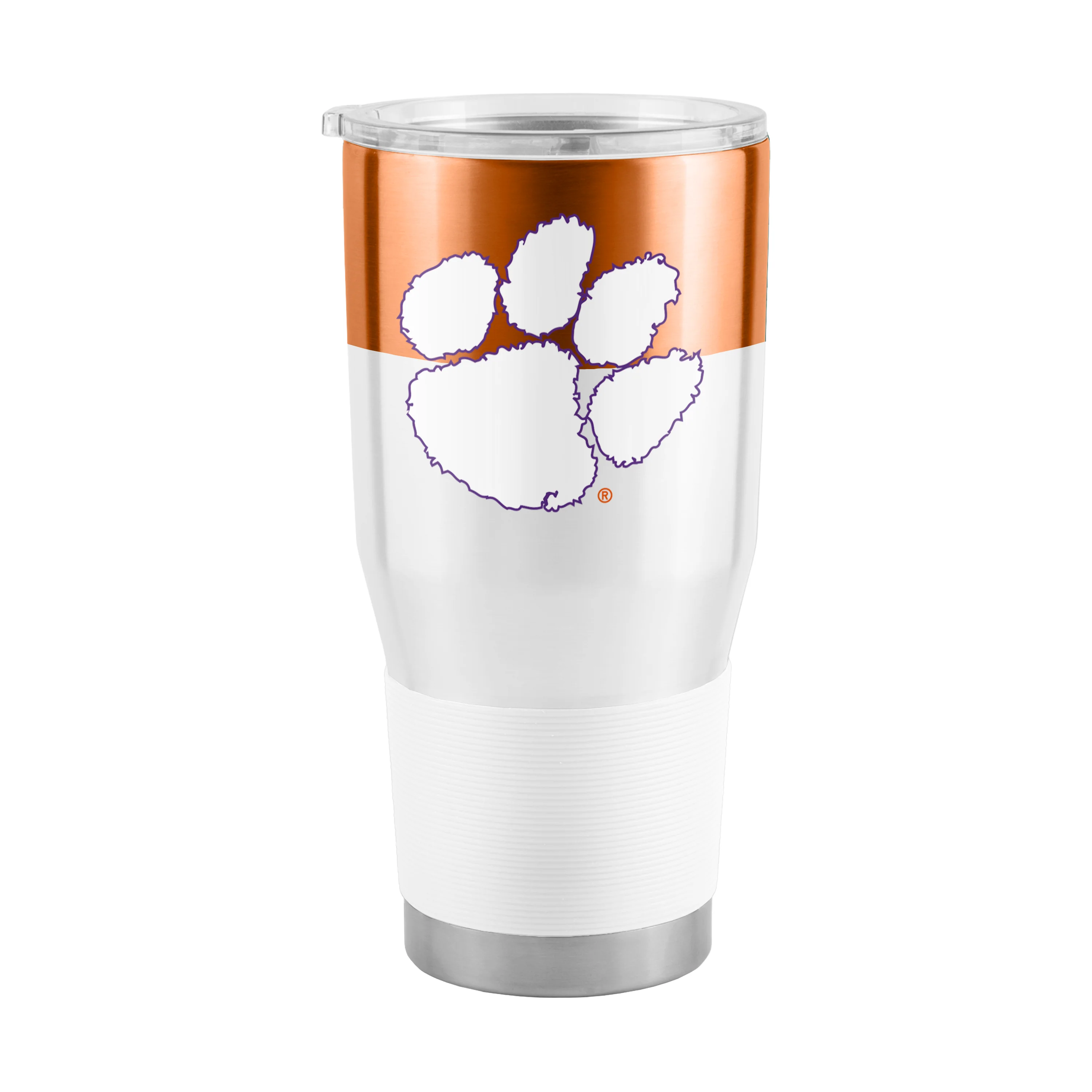 Clemson 30oz Colorblock Stainless Tumbler