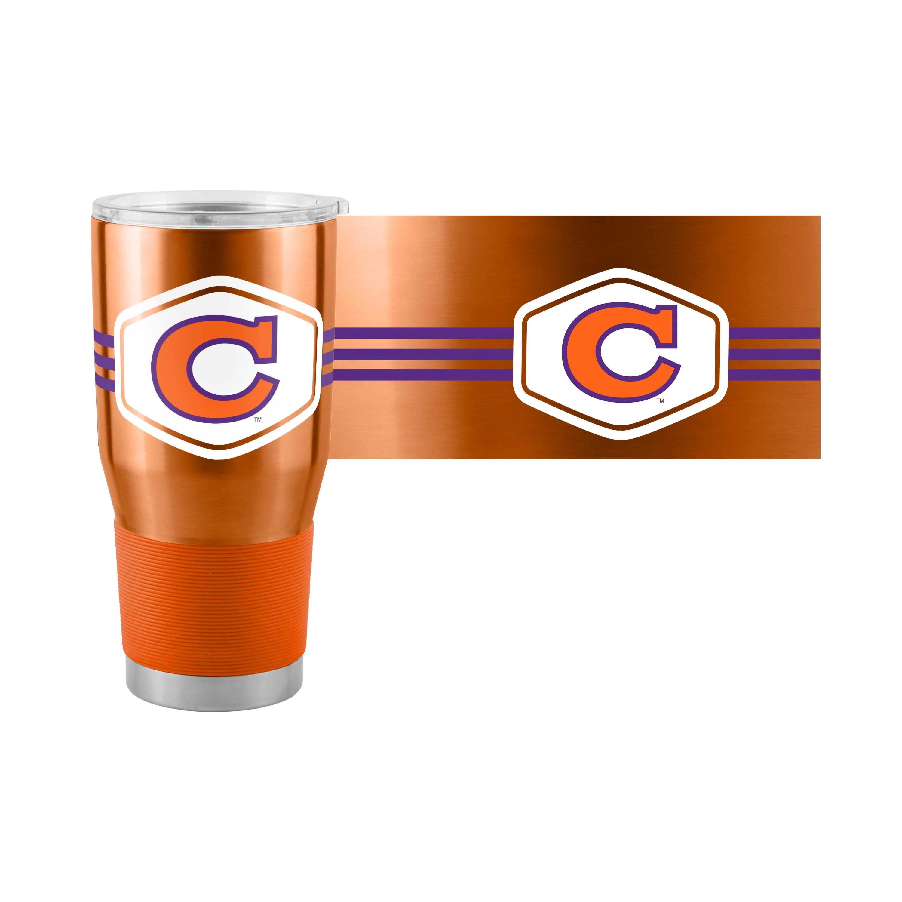 Clemson 30oz Varsity Stainless Steel Tumbler - Image 2