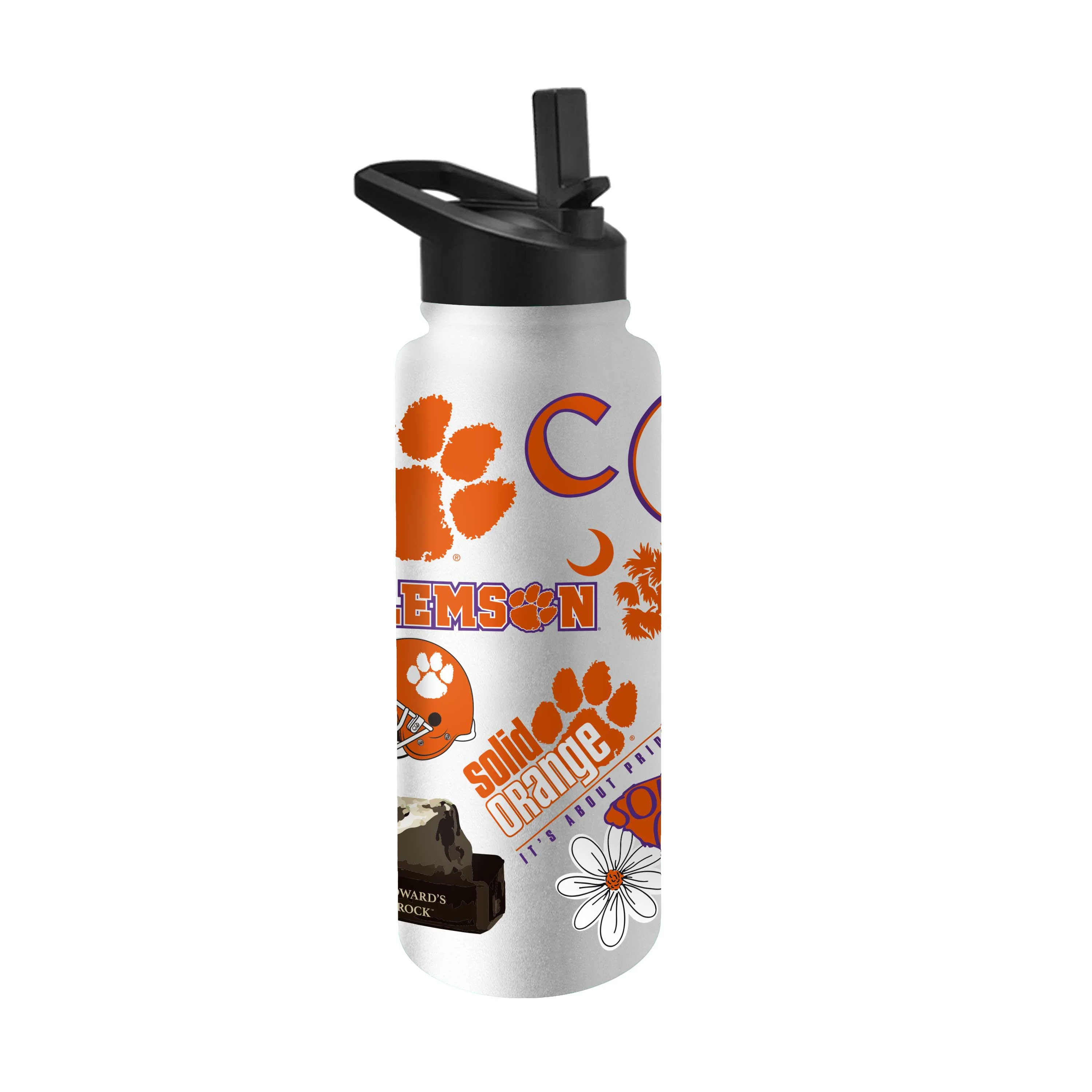 Clemson 34oz Native Quencher Bottle - Image 3