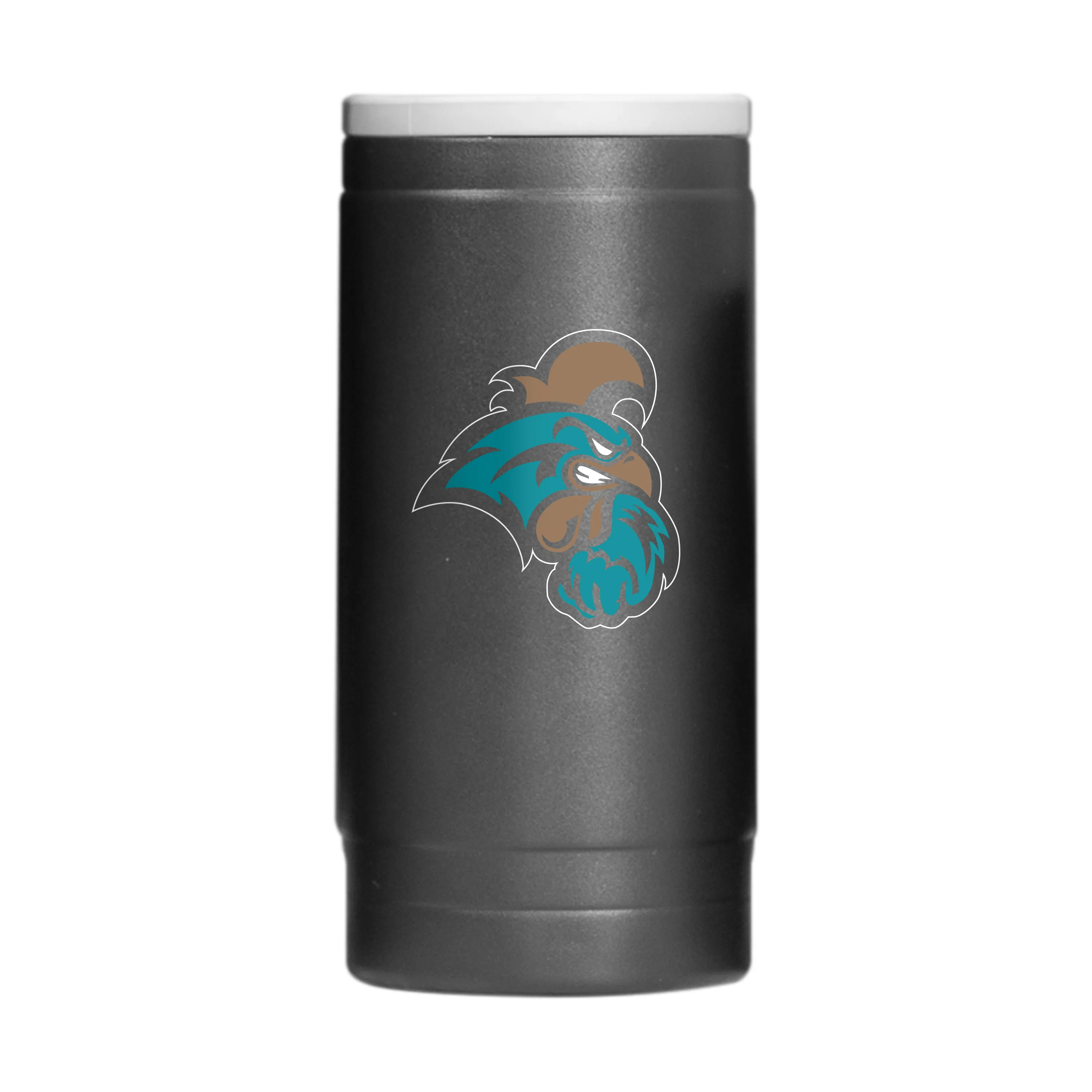 Coastal Carolina 12oz Flipside Powder Coat Slim Can Coolie