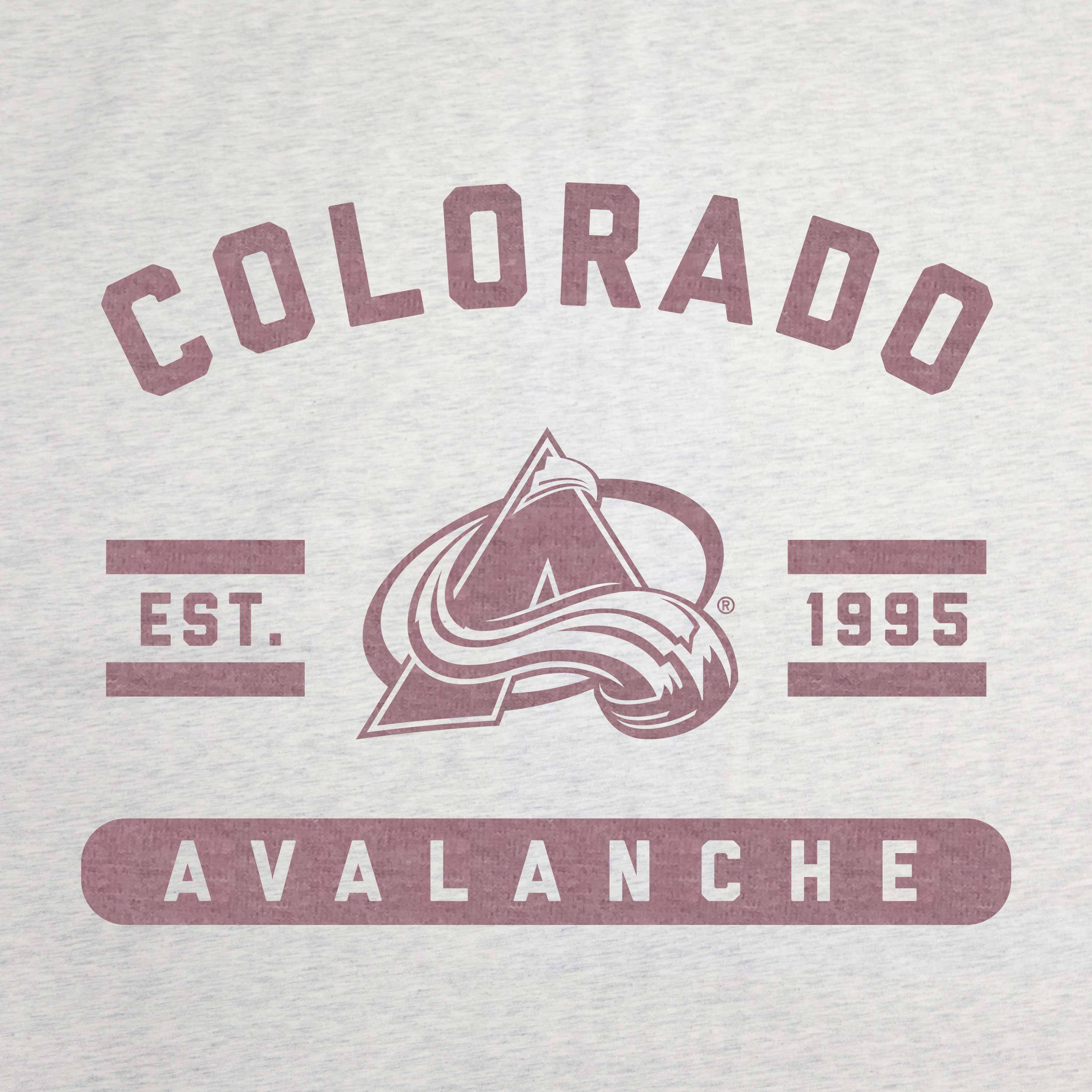 Colorado Avalanche Oatmeal Sweatshirt Blanket - Image 2