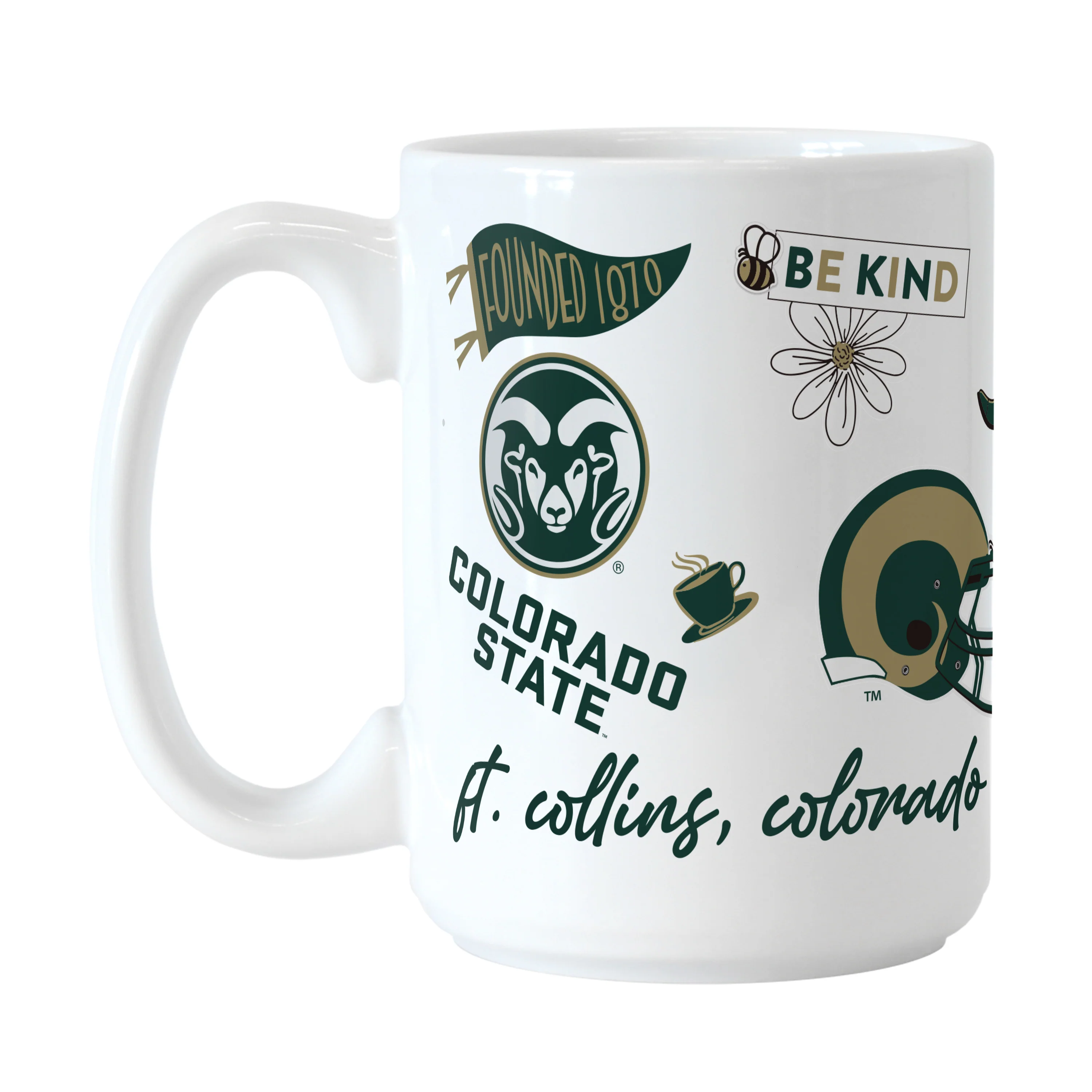Colorado State 15oz Native Sublimated Mug