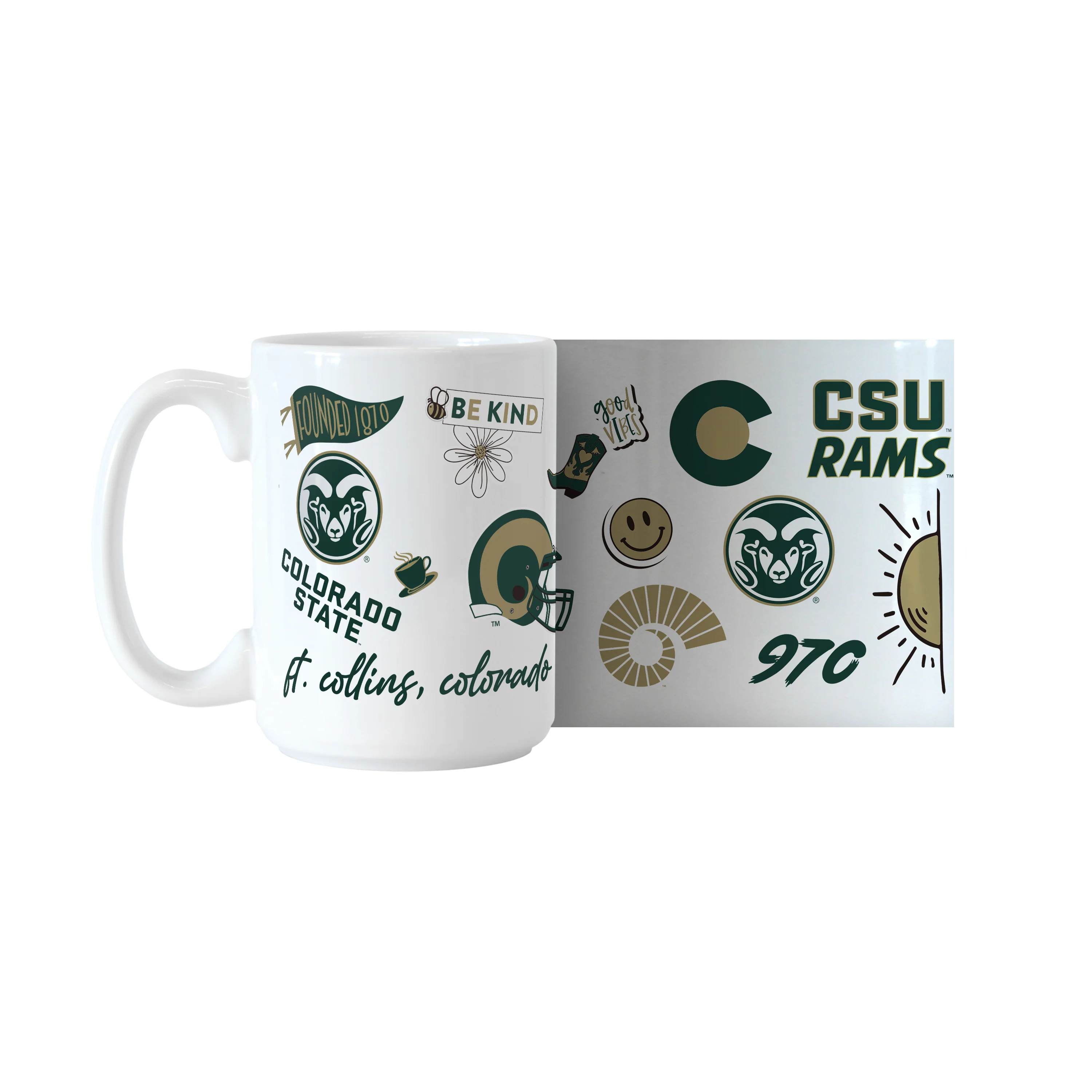Colorado State 15oz Native Sublimated Mug - Image 2