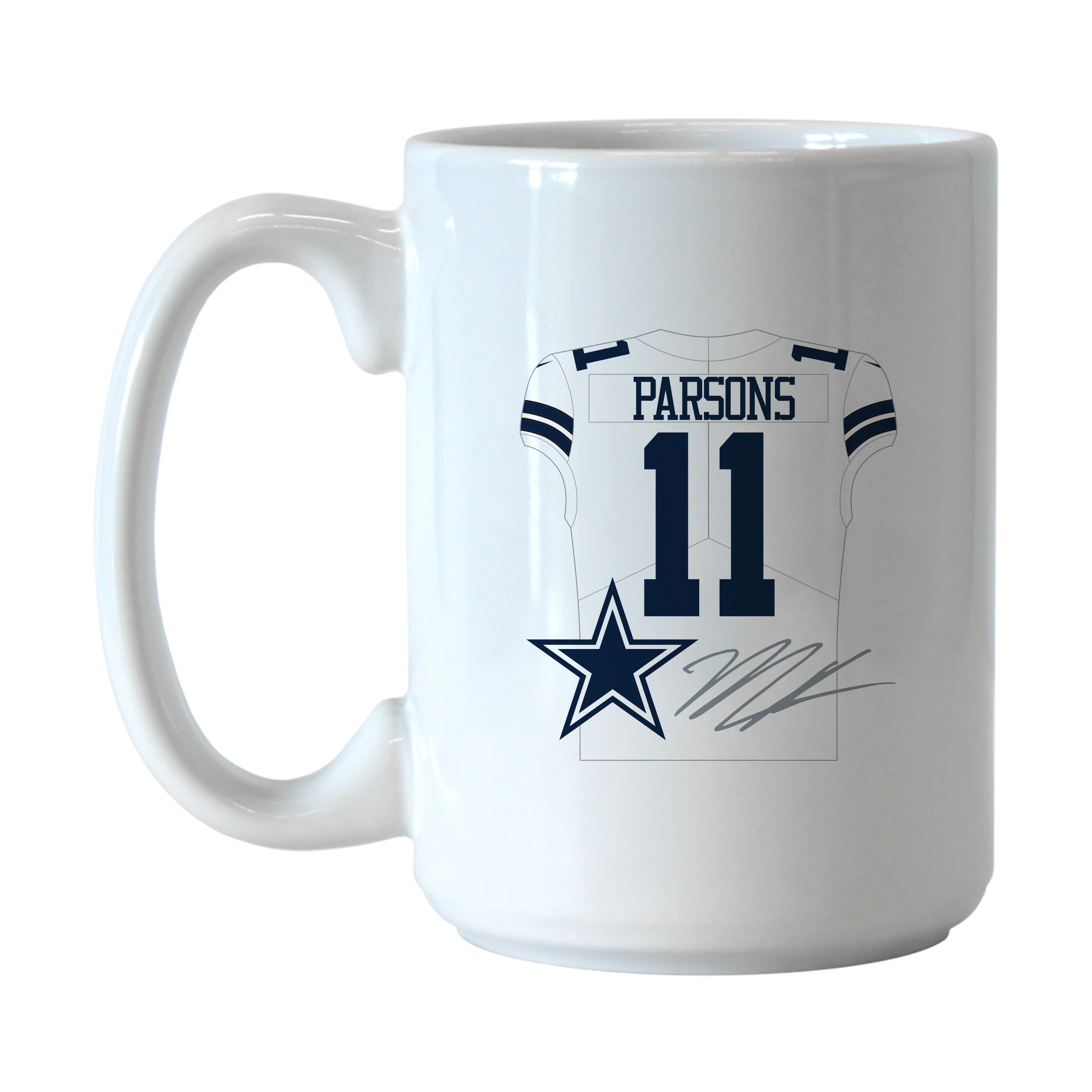 Dallas Cowboys 15oz Micah Parsons Jersey Sublimated Mug