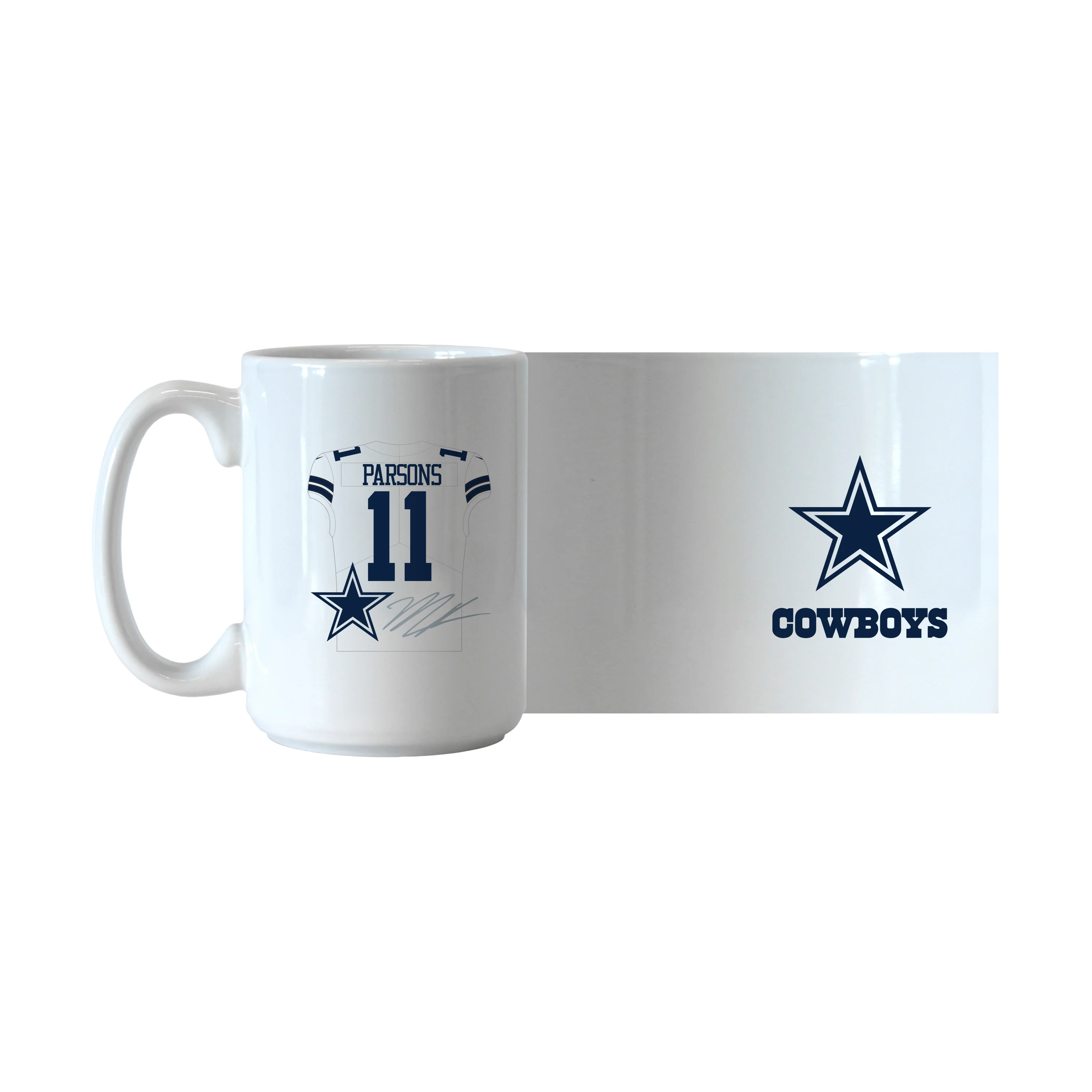 Dallas Cowboys 15oz Micah Parsons Jersey Sublimated Mug - Image 2