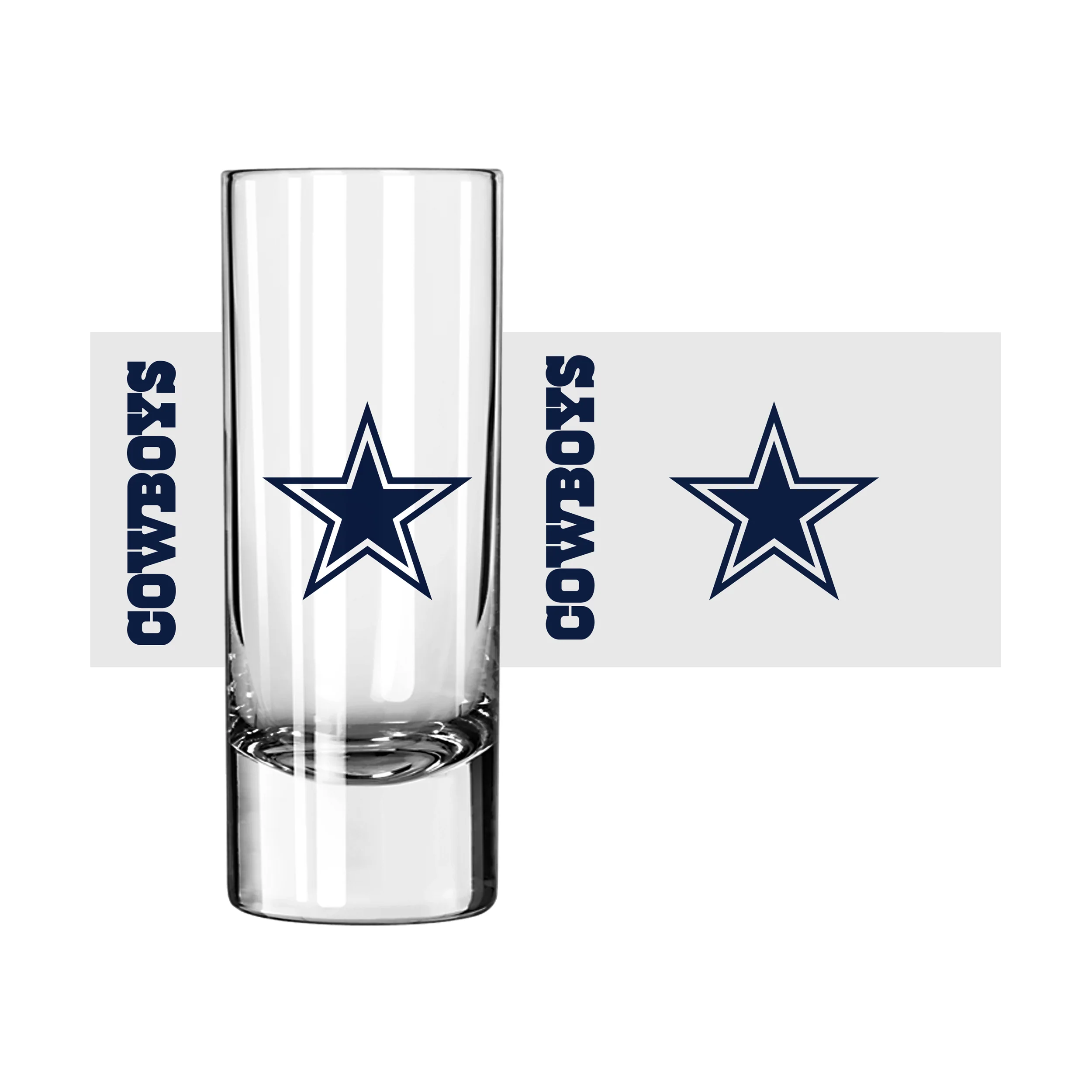 Dallas Cowboys 2.5oz Gameday Shooter Glass - Image 2