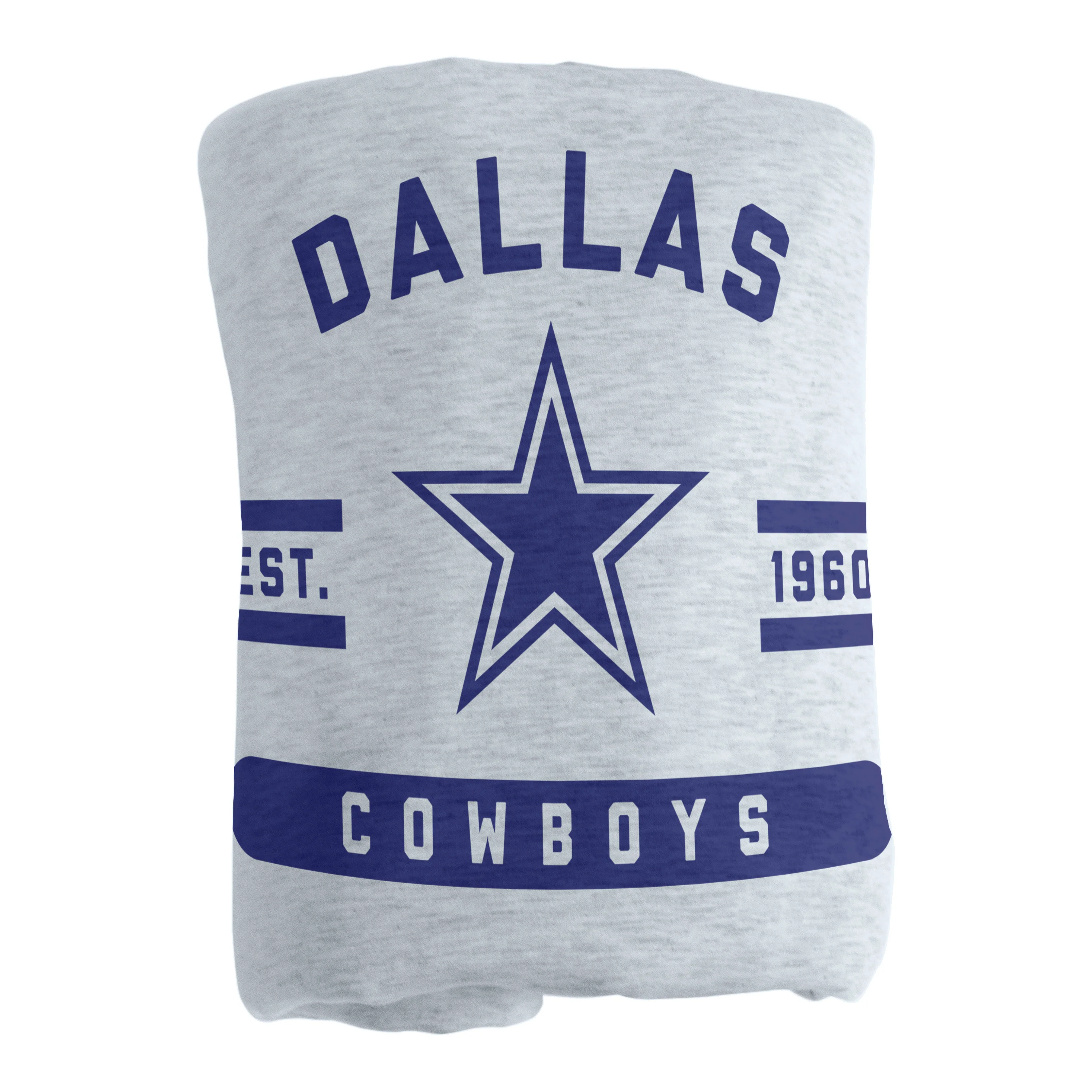 Dallas Cowboys Athletic Gray Sublimated Sweatshirt Blanket - Image 3