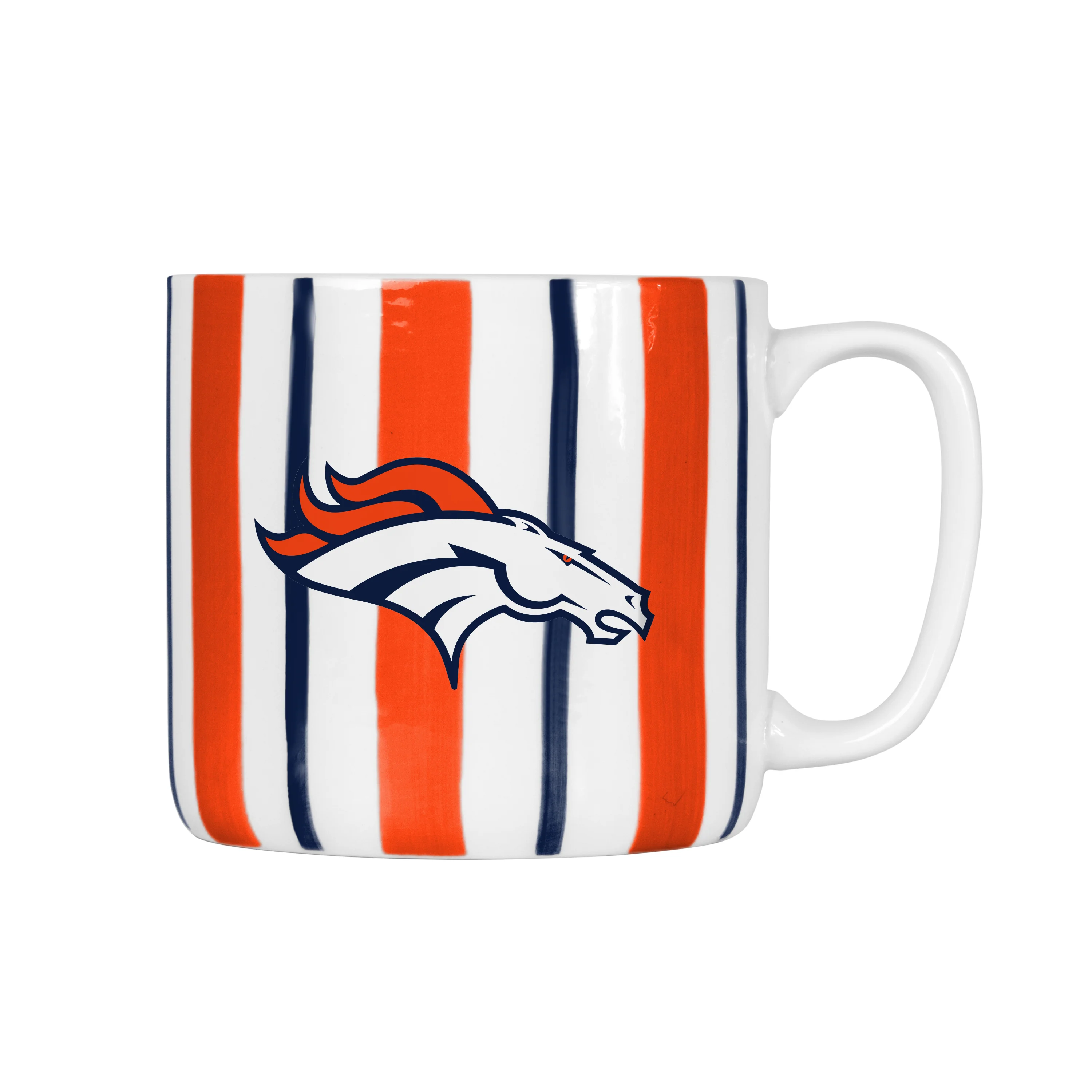Denver Broncos 16oz Brushstroke Stripe Mug