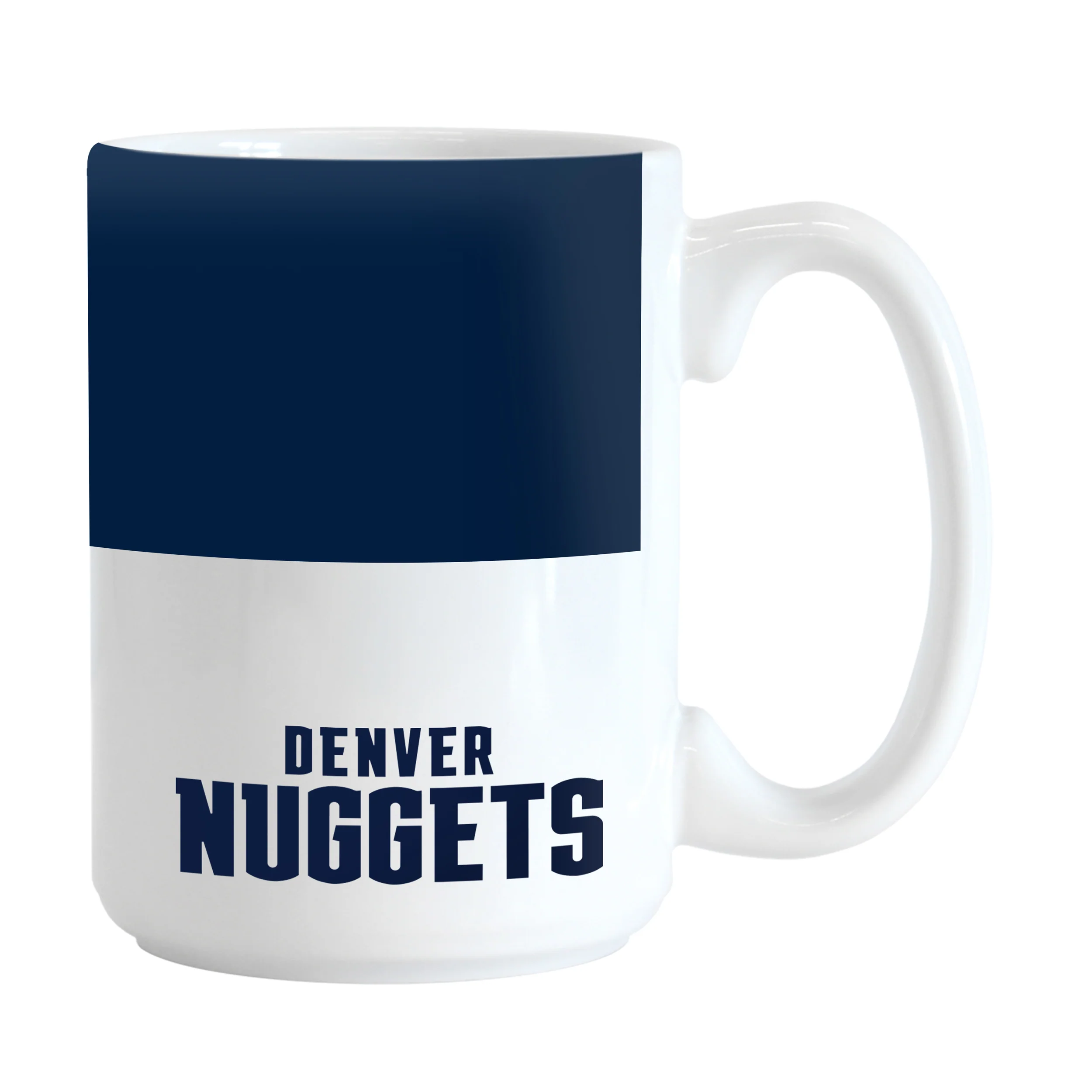 Denver Nuggets Color Block 15 oz Sublimated Mug - Image 2