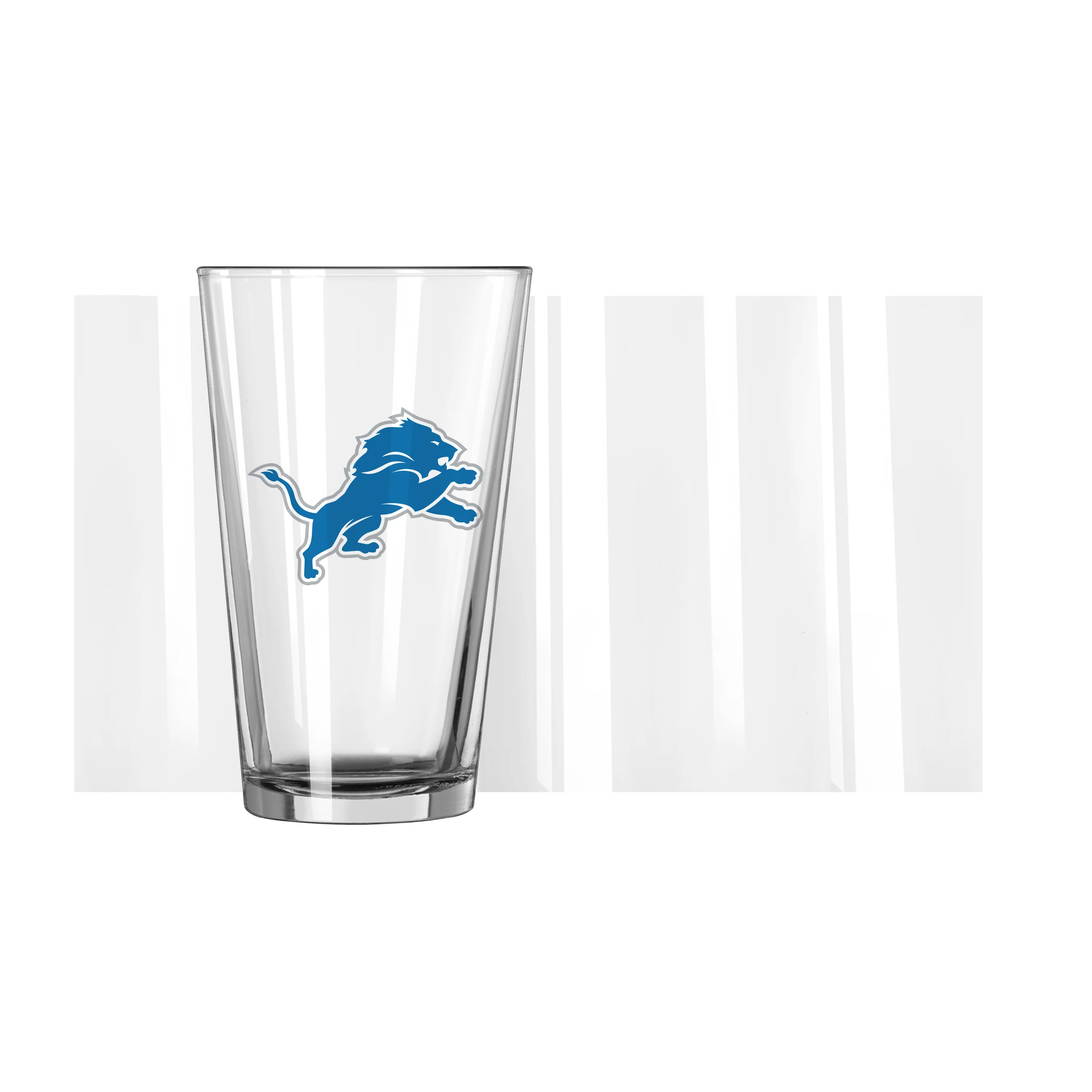 Detroit Lions 16oz Logo Pint Glass - Image 2