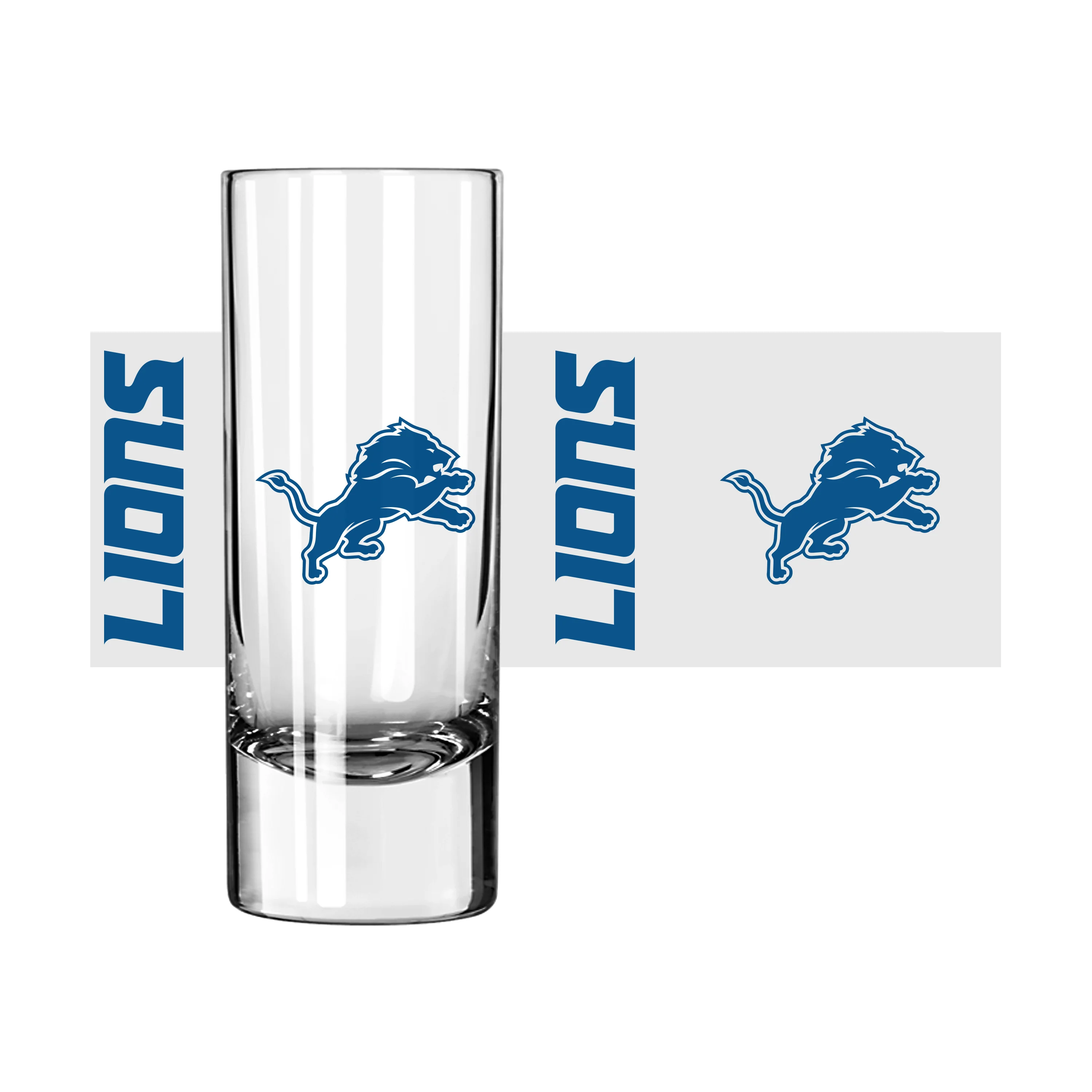 Detroit Lions 2.5oz Gameday Shooter Glass - Image 2