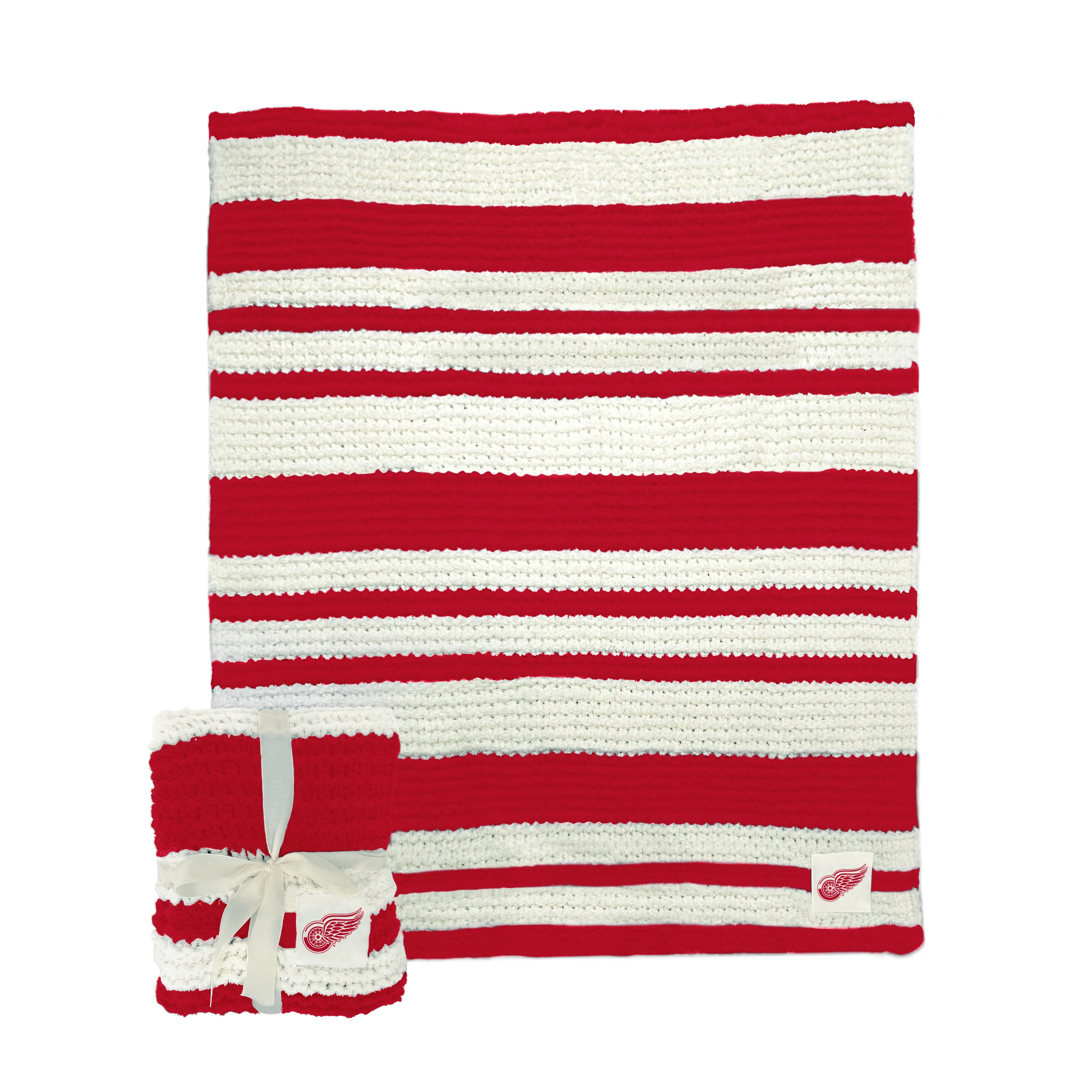 Detroit Red Wings Cable Knit Throw 50x60