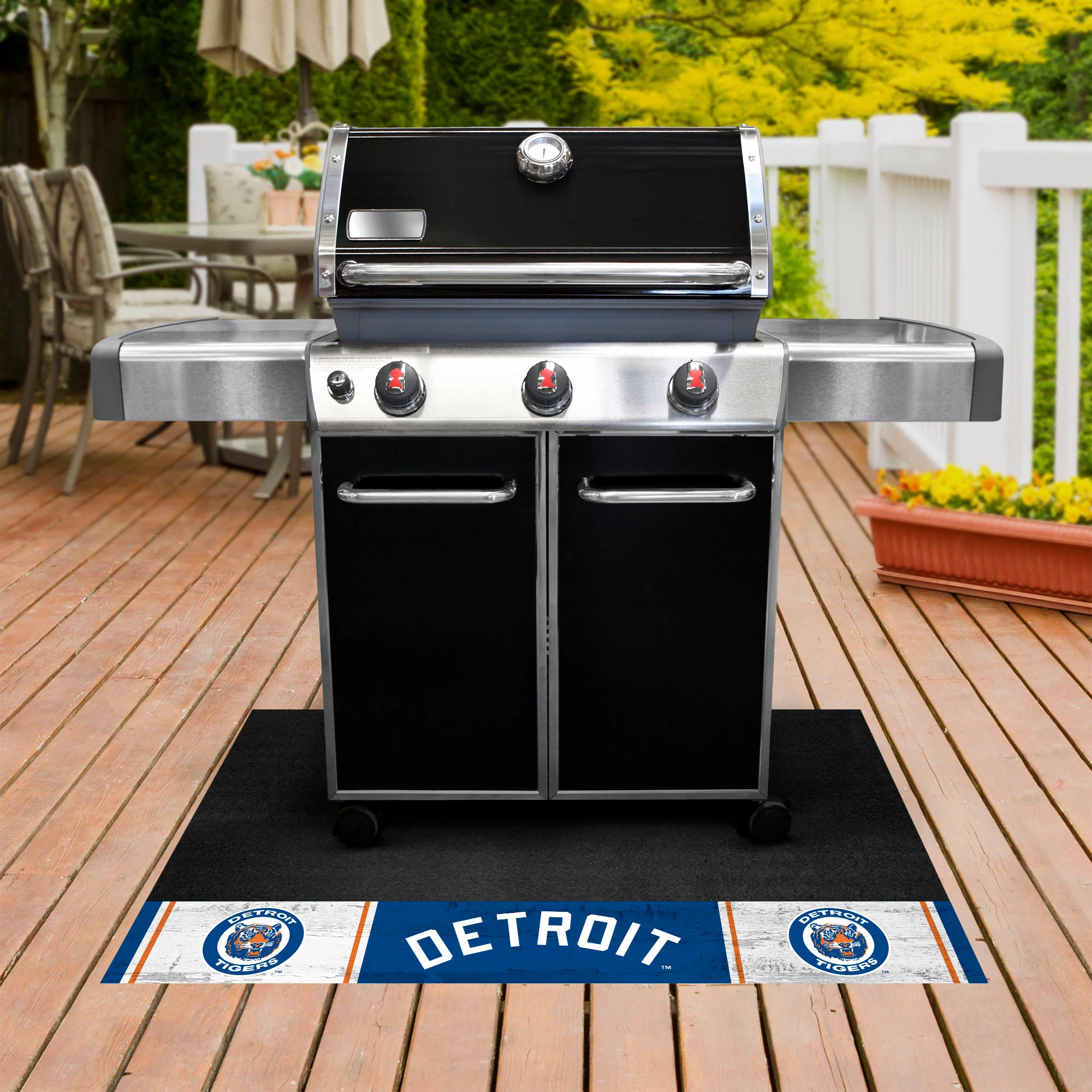 Detroit Tigers Grill Mat - Retro - Image 2
