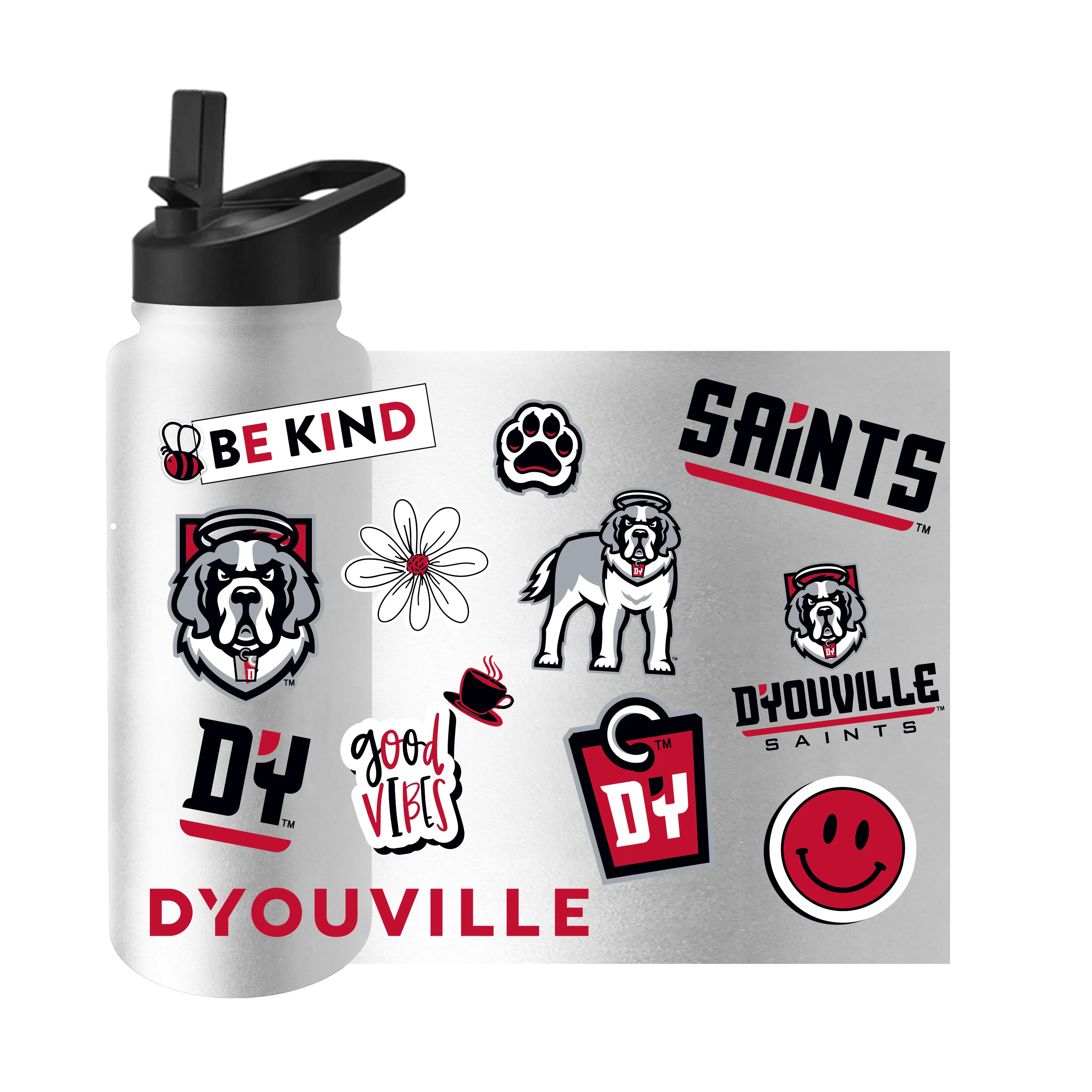 D'Youville University 34oz Native Quencher Bottle