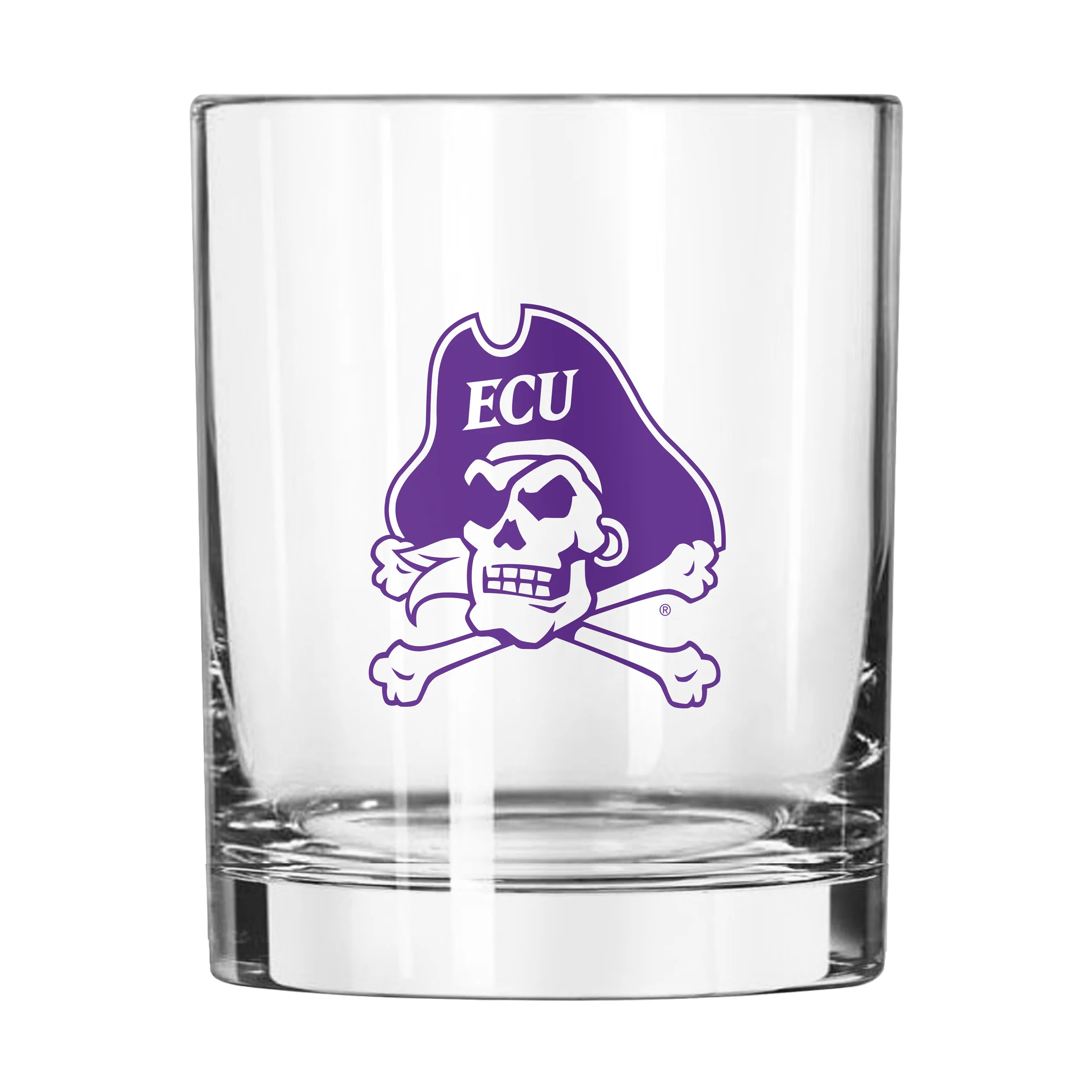 East Carolina 14oz Gameday Rocks Glass