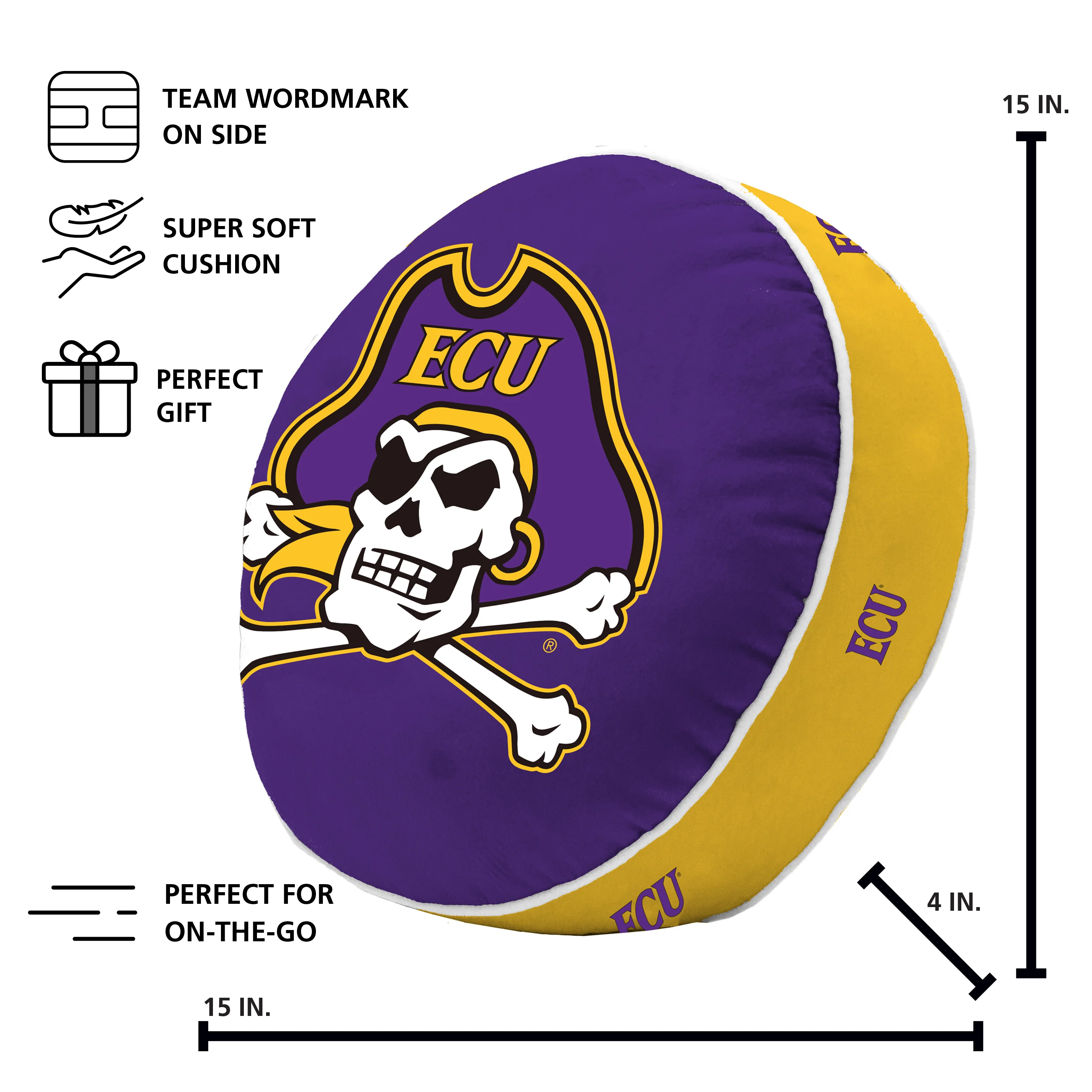 East Carolina Puff Pillow - Image 3