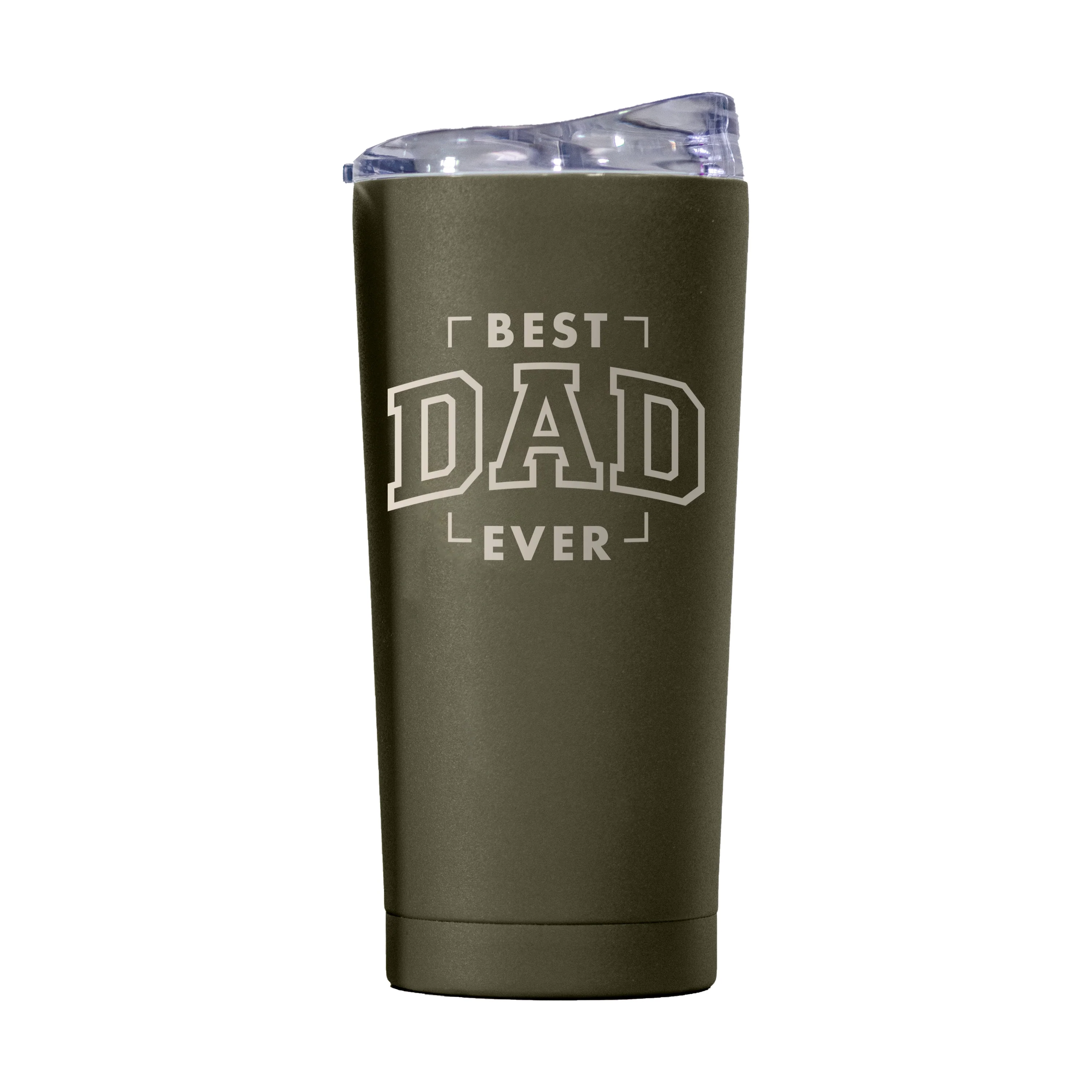 Father's Day Best Dad Ever 20oz Powder Coat Tumbler