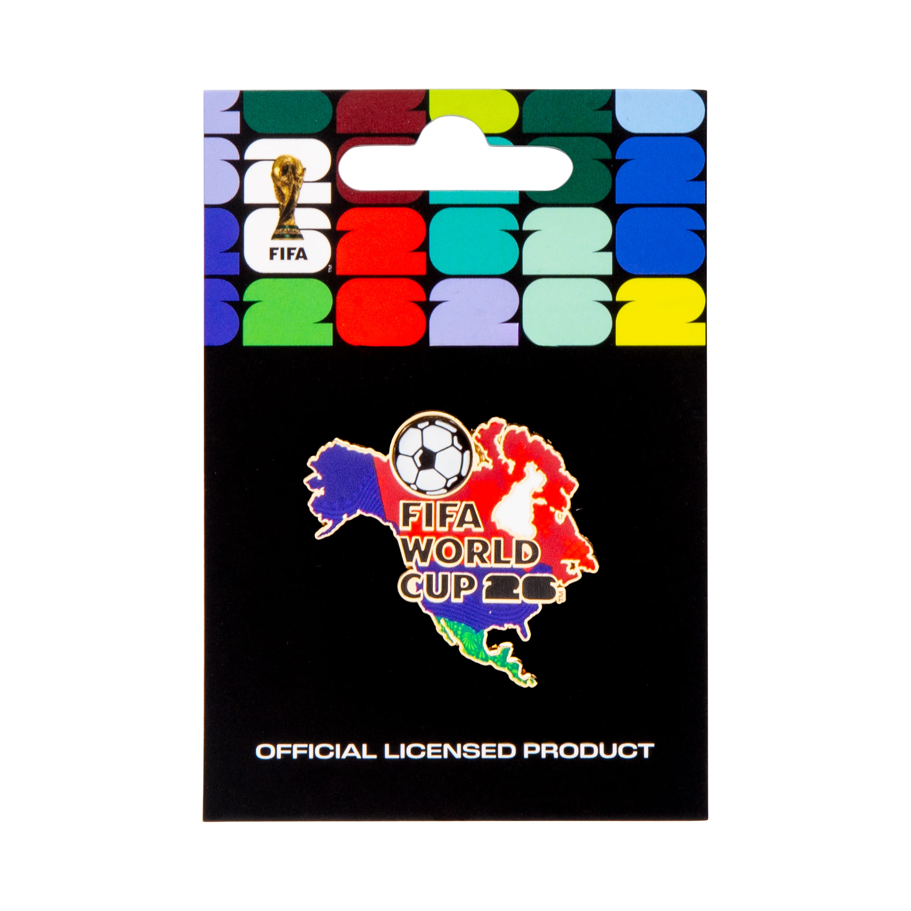 FIFA 2026 World Cup North America Lapel Pin on Backer Card with hologram (FIFA) - Image 4