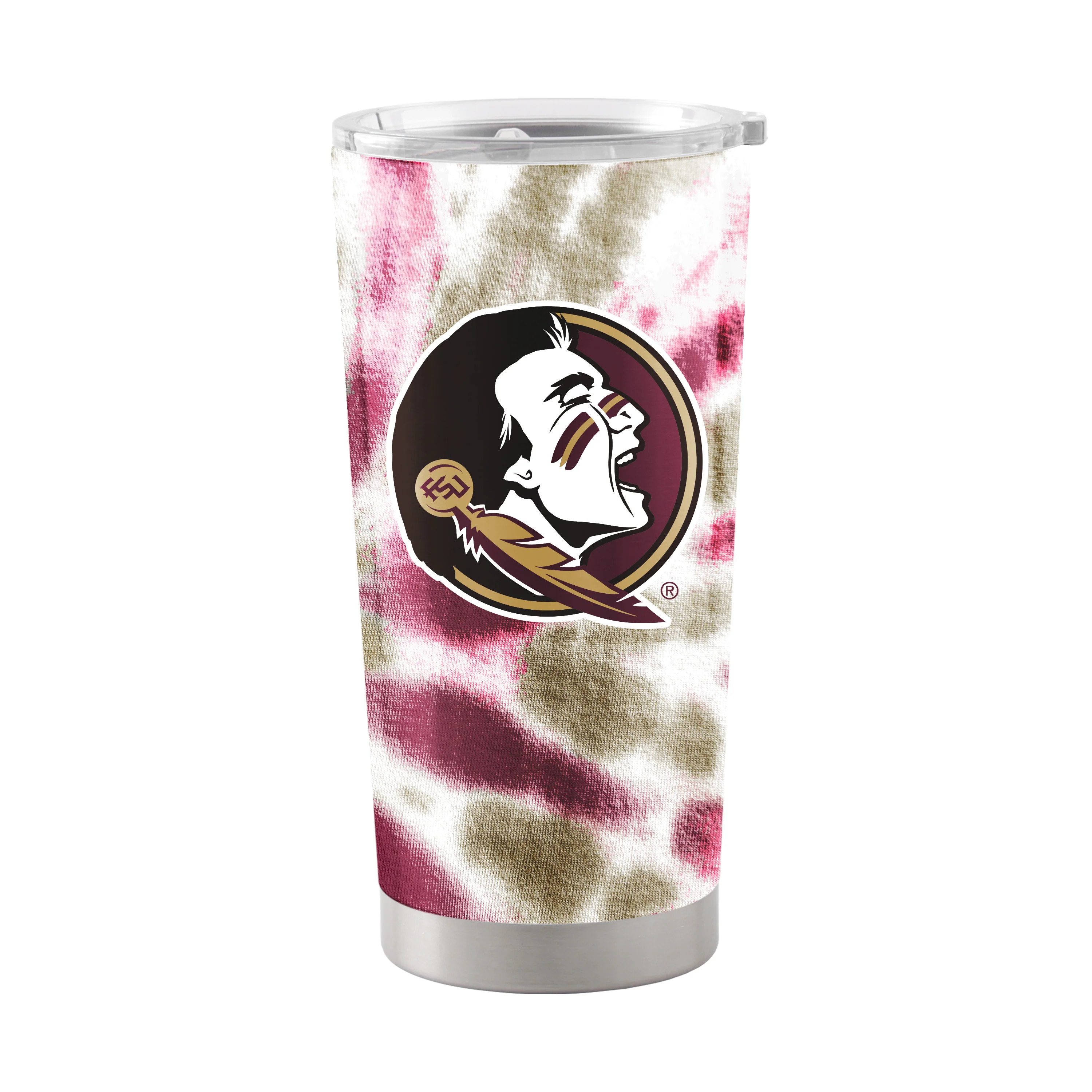 FL State 20oz Tie Dye Stainless Steel Tumbler - Image 2