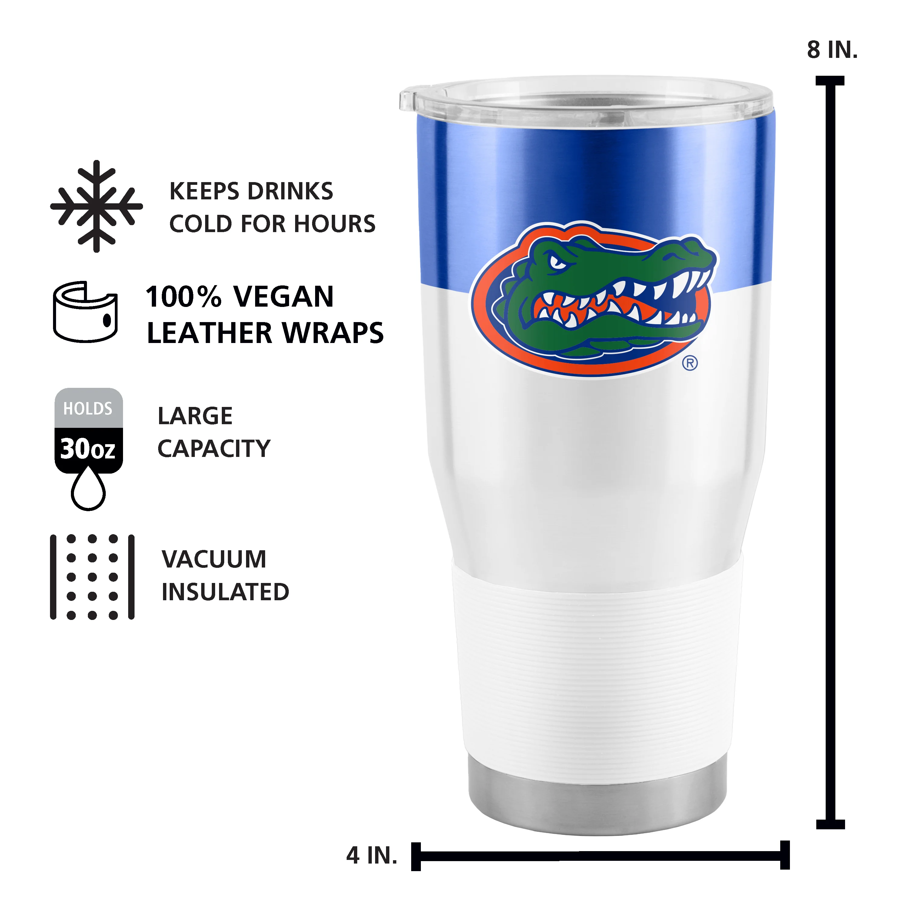 Florida 30oz Colorblock Stainless Tumbler - Image 4