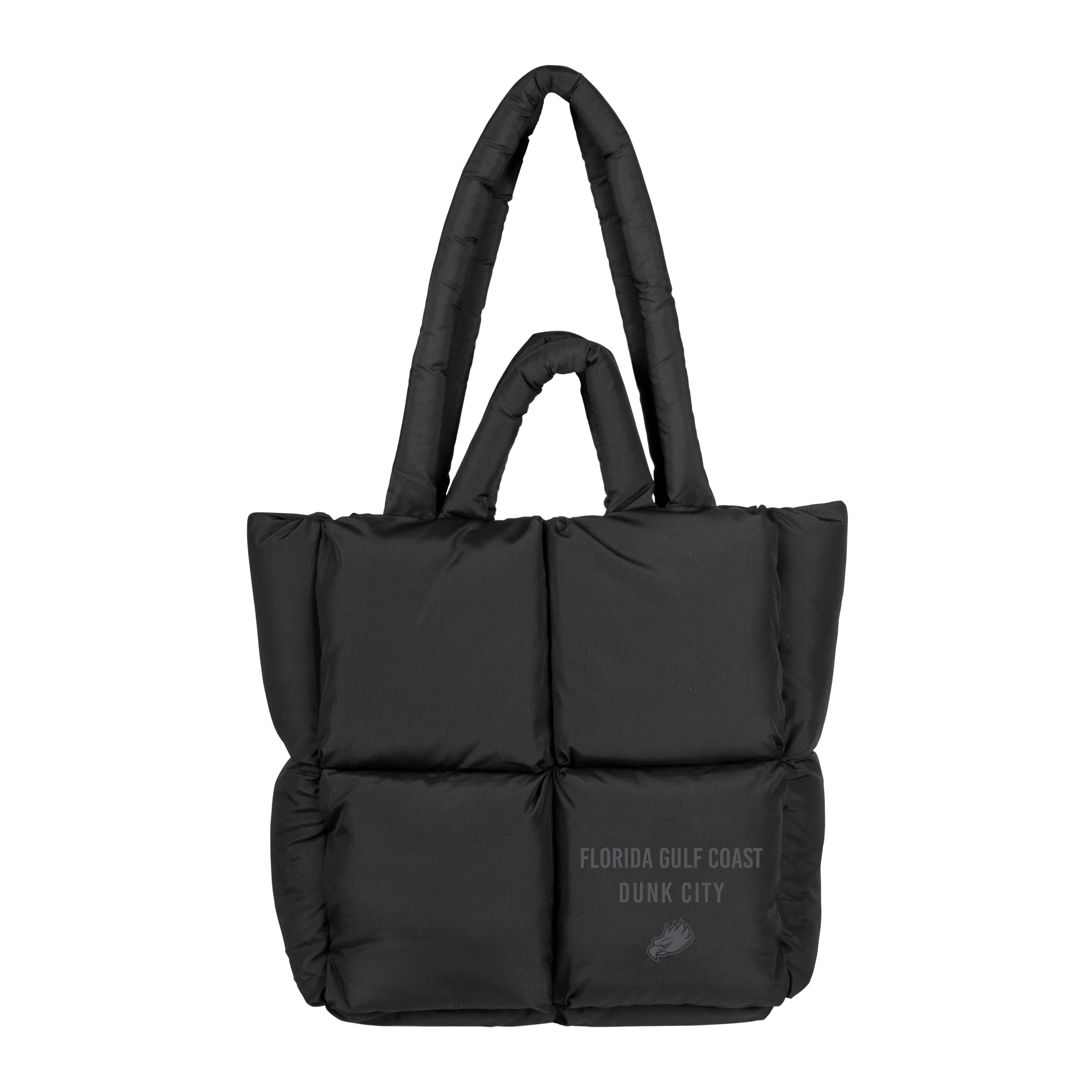 Florida Gulf Coast Black Puff Tote