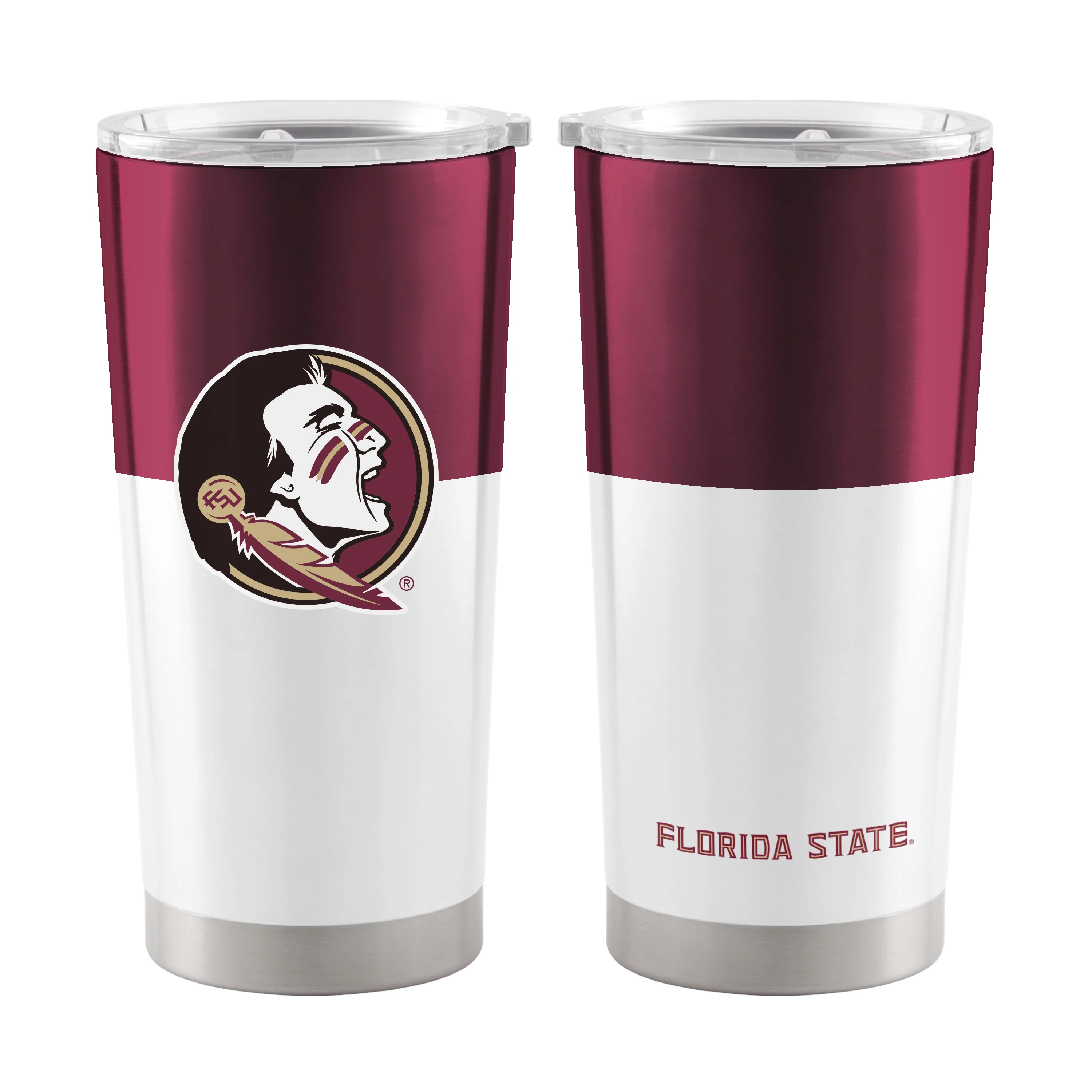 Florida State Colorblock 20oz Stainless Tumbler