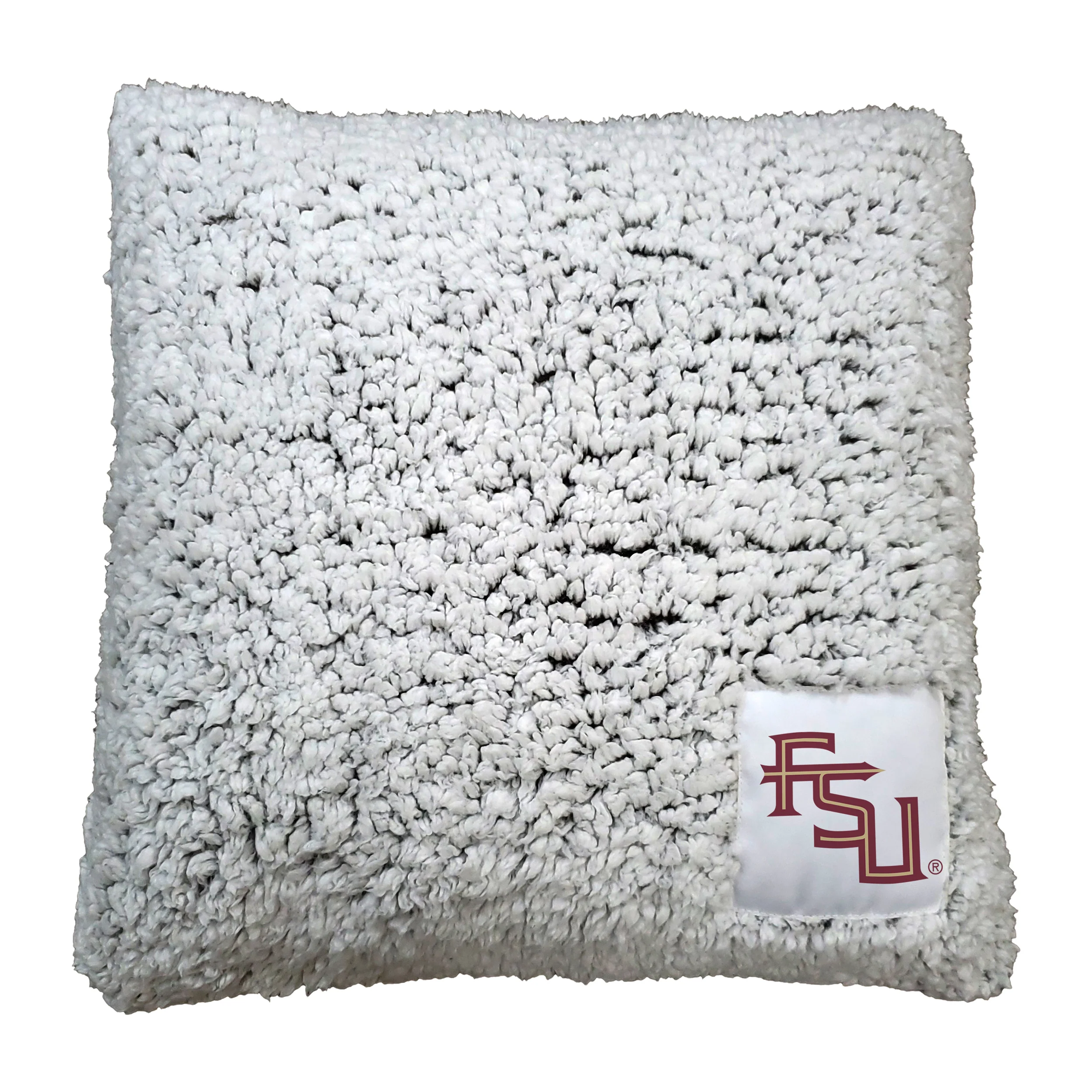 Florida State Stacked Logo Frosty Throw Pillow