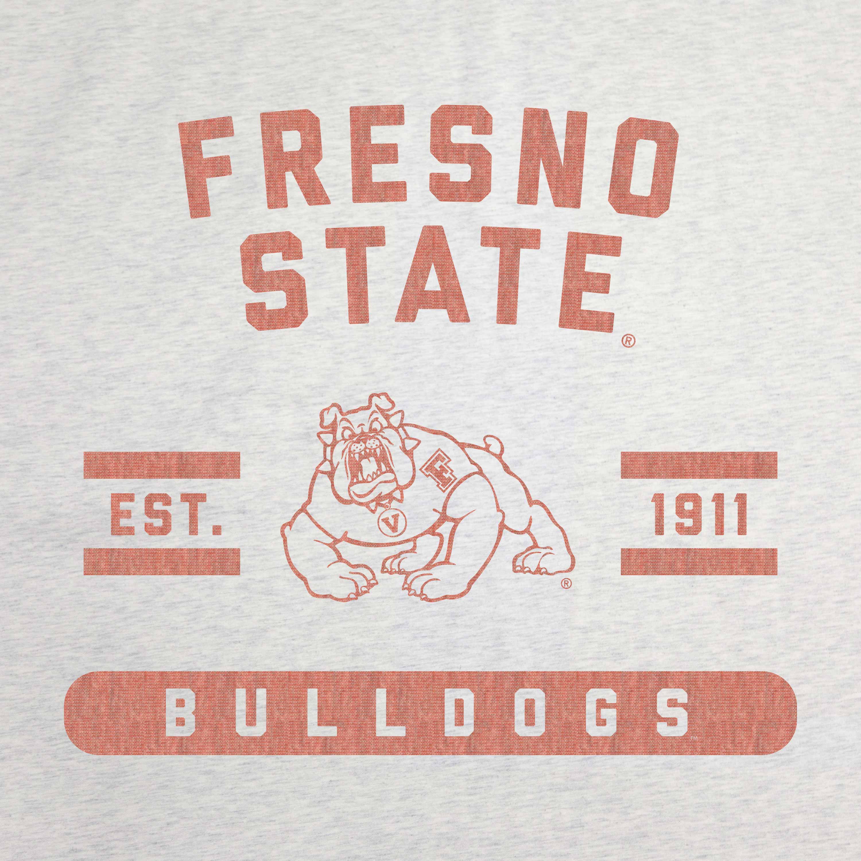 Fresno State Oatmeal Sweatshirt Blanket - Image 3