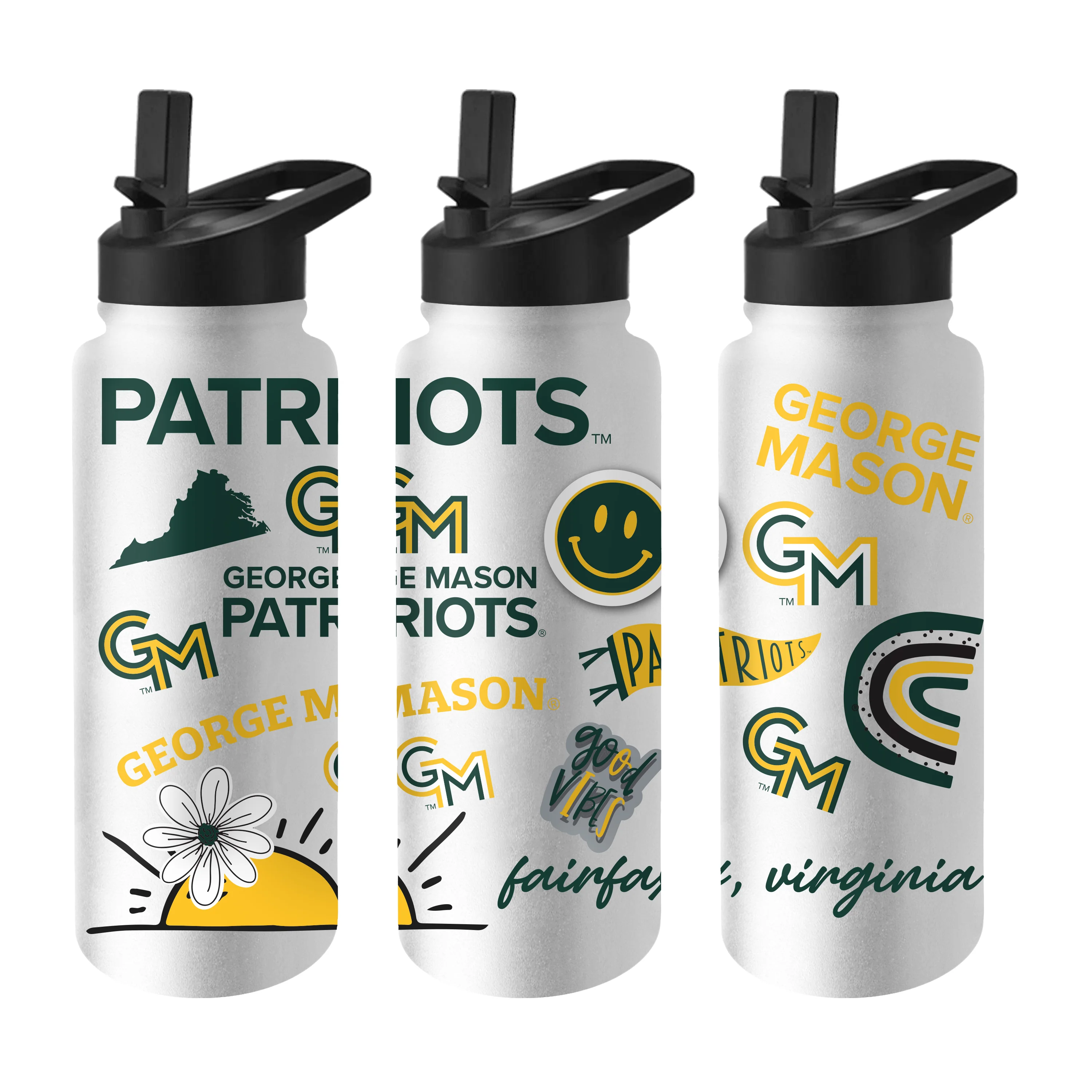 George Mason 34oz Native Quencher Bottle - Image 2