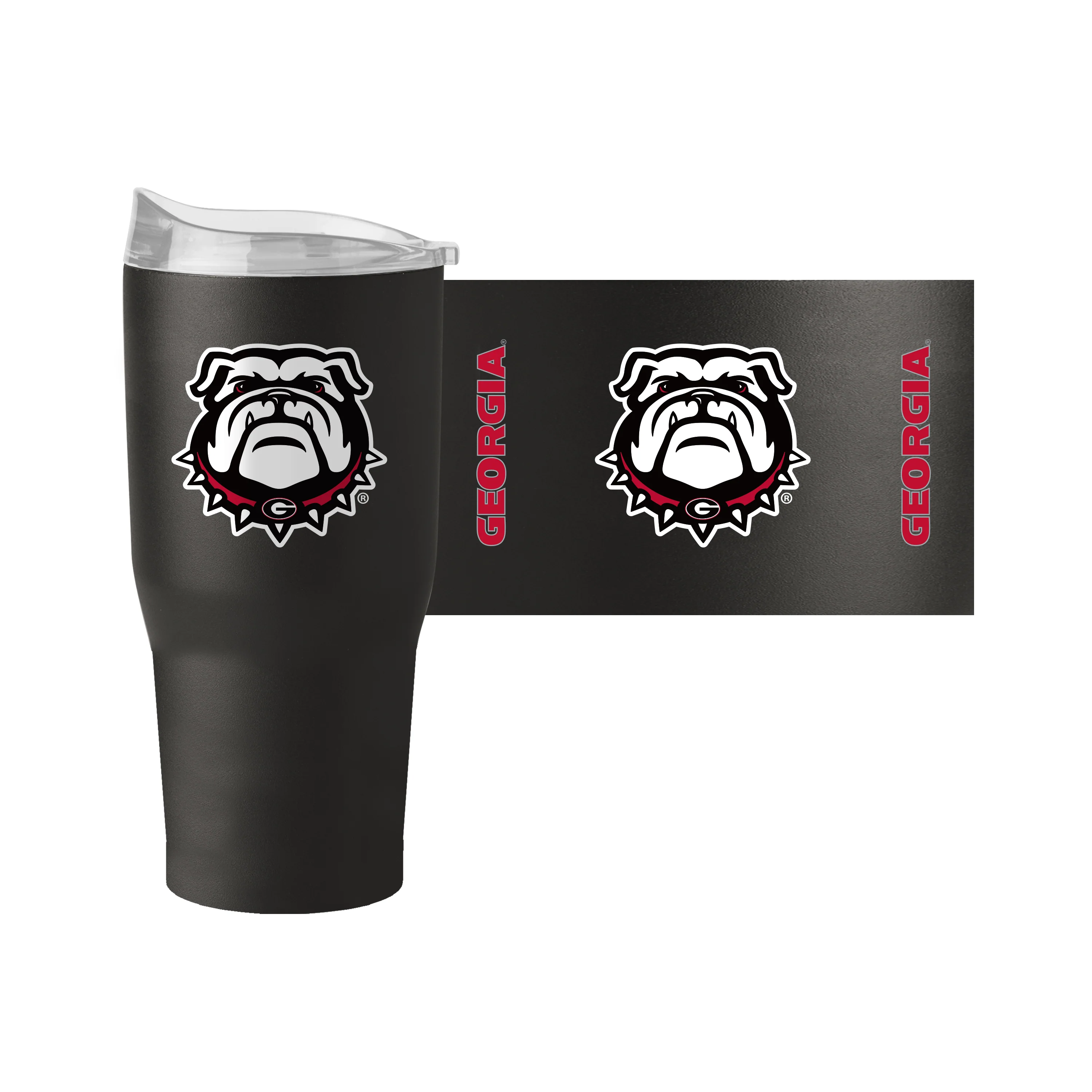 Georgia Alternate Logo 30oz Gameday Powder Coat Tumbler - Image 2