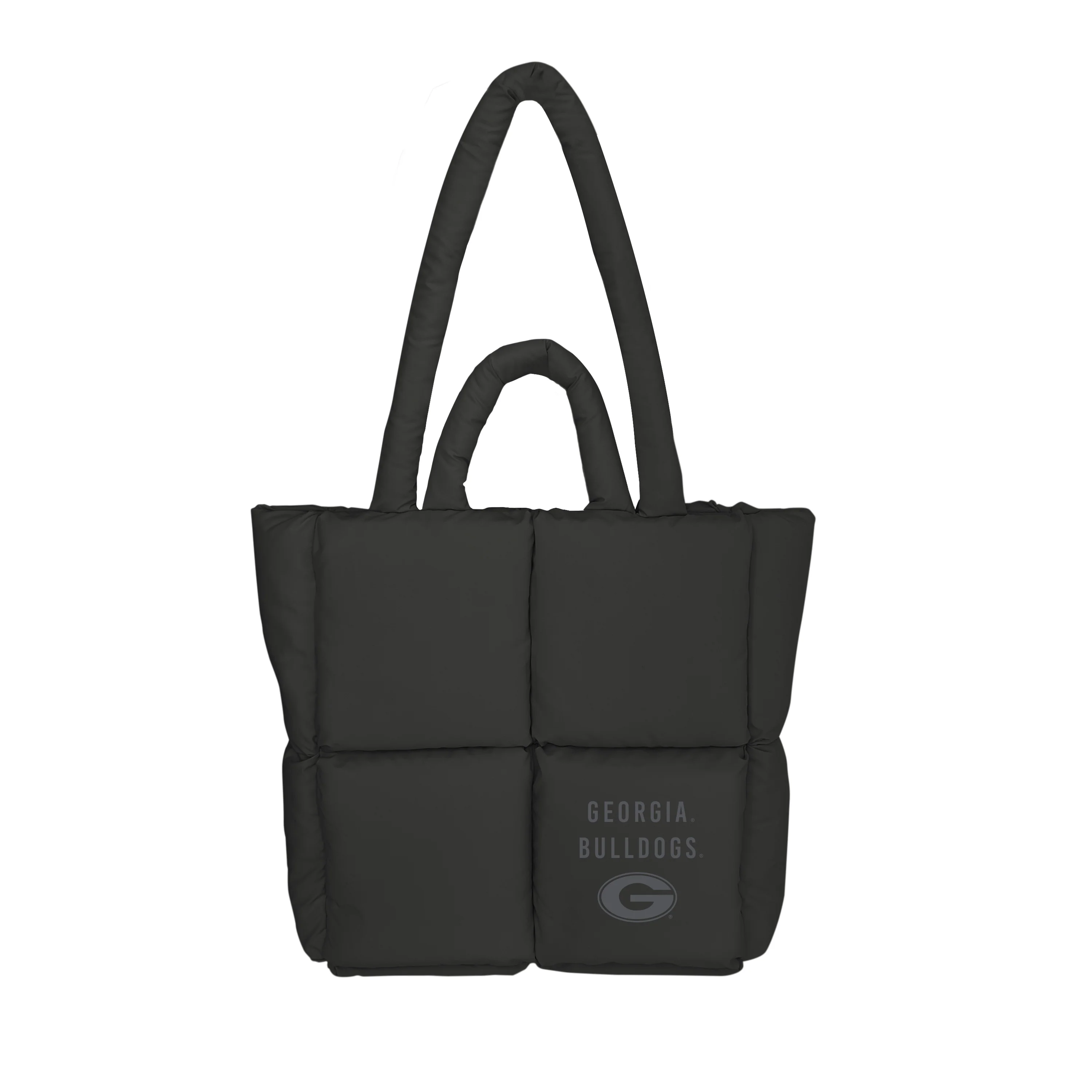 Georgia Black Puff Tote