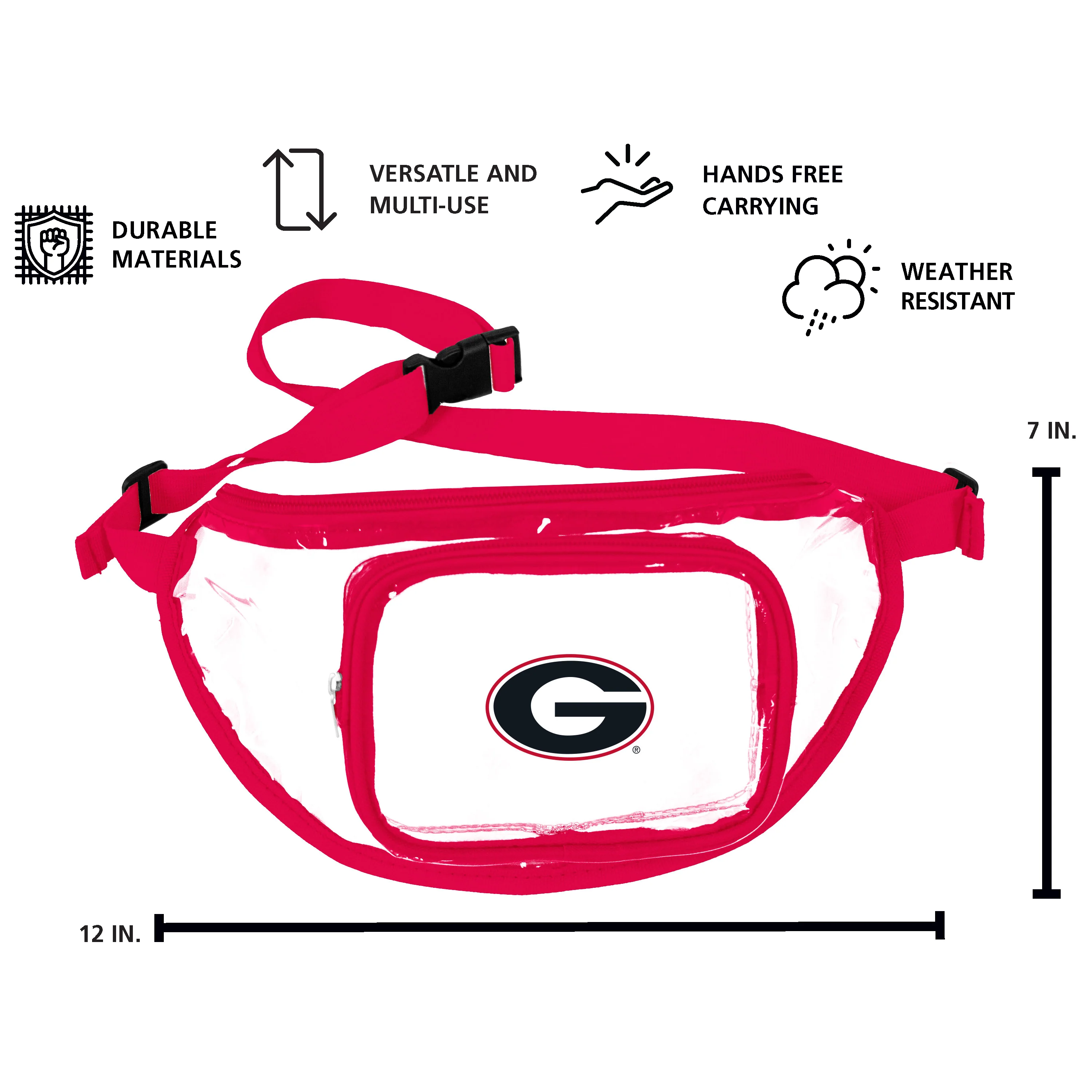 Georgia Clear Fanny Pack - Image 3