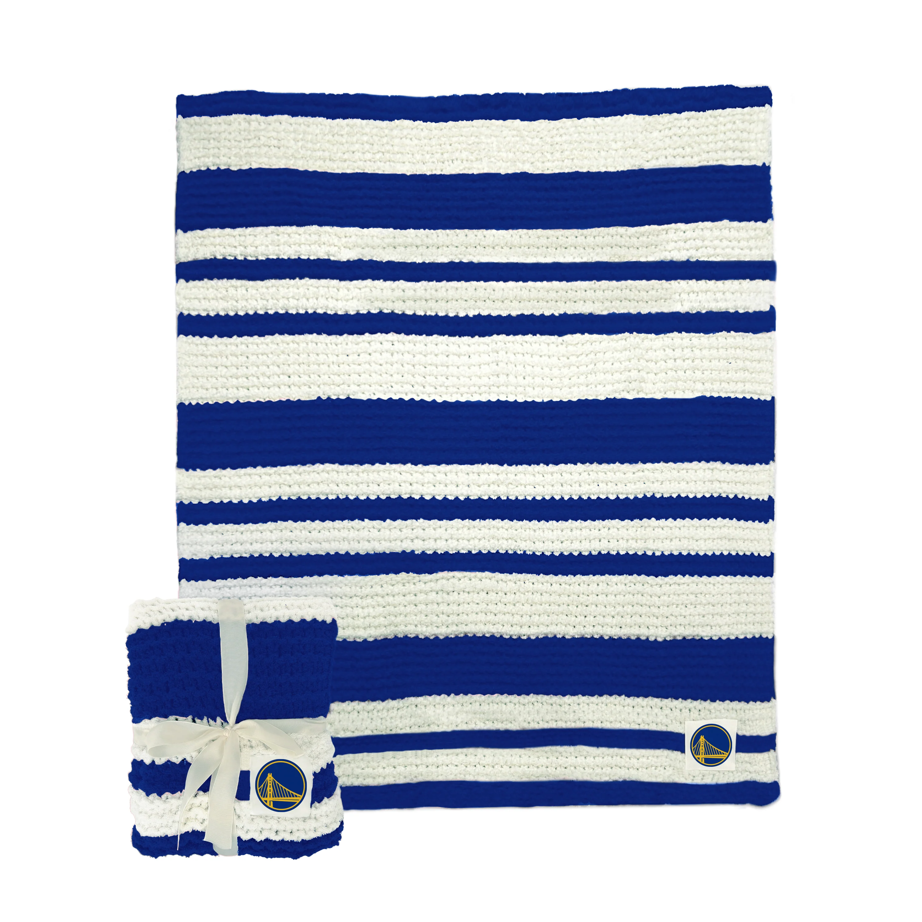 Golden State Warriors Cable Knit Throw 50x60