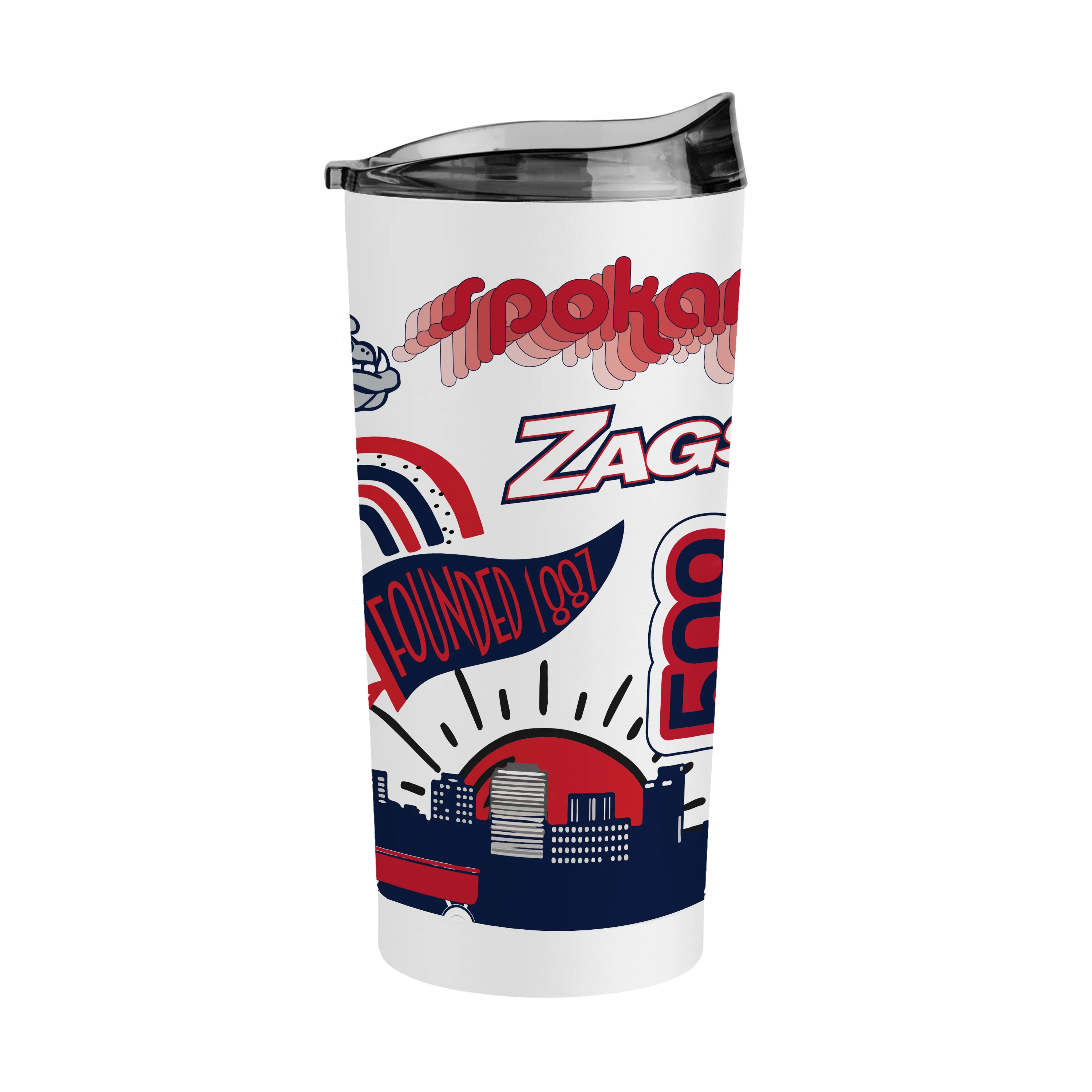 Gonzaga 20oz Native Powder Coat Tumbler - Image 2
