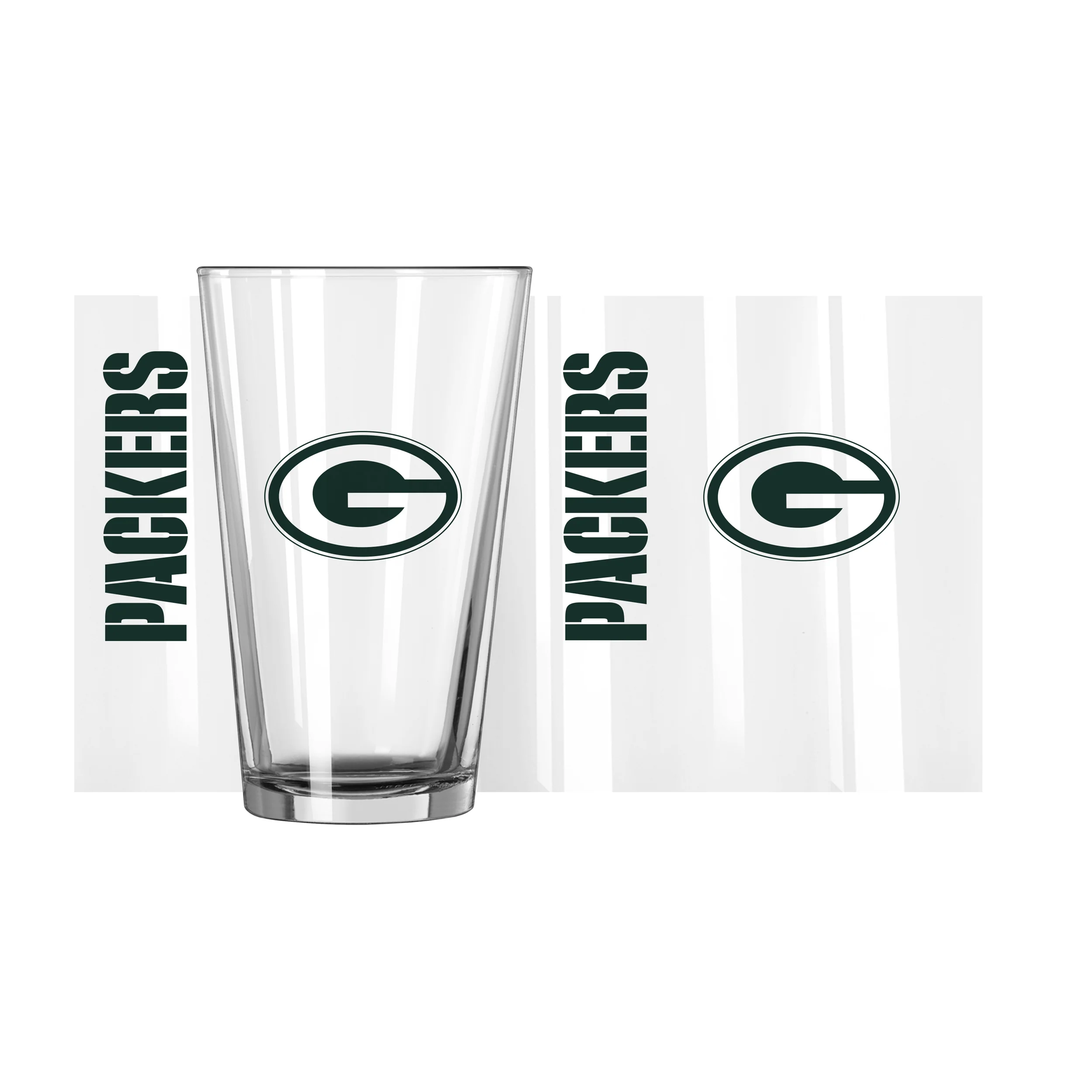 Green Bay Packers 16oz Gameday Pint Glass - Image 2