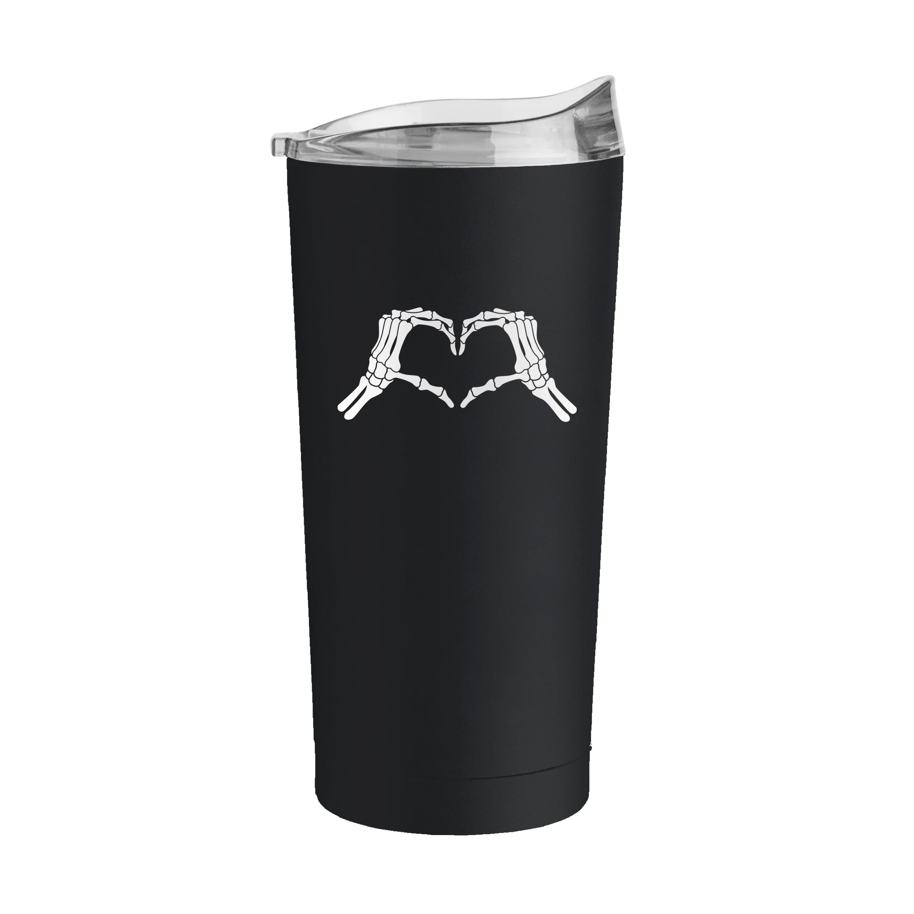 Halloween 20oz Skeloton Heart Hand Powder Coat Tumbler - Image 2