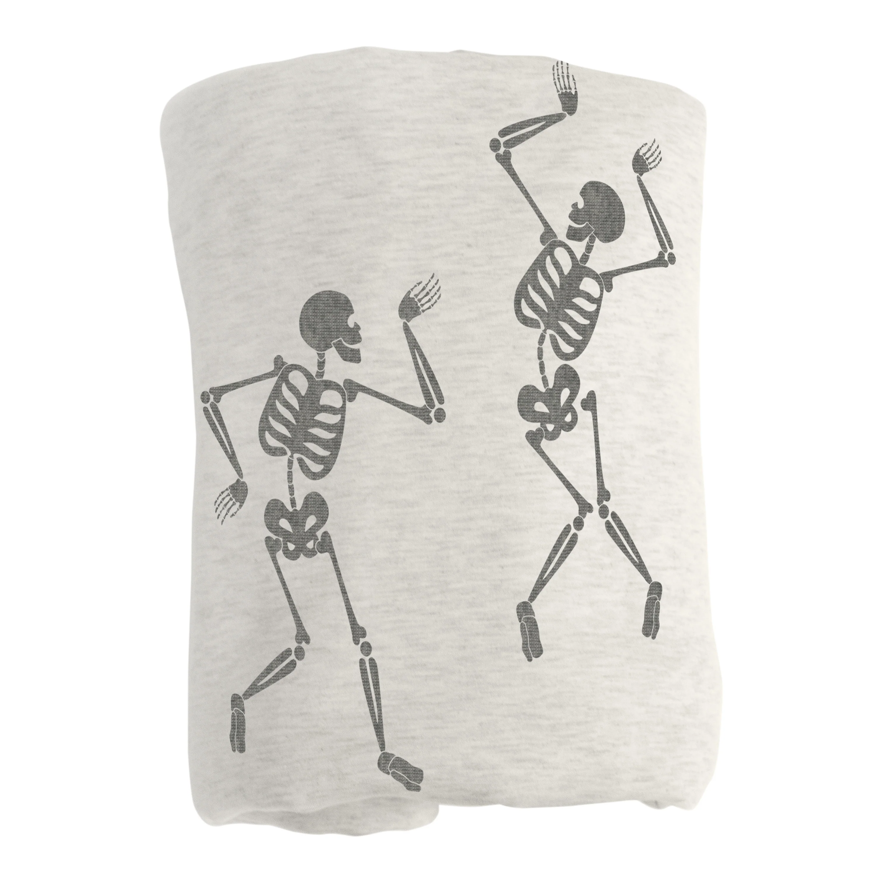 Halloween Sublimated Skeletons Sweatshirt Blanket - Image 3