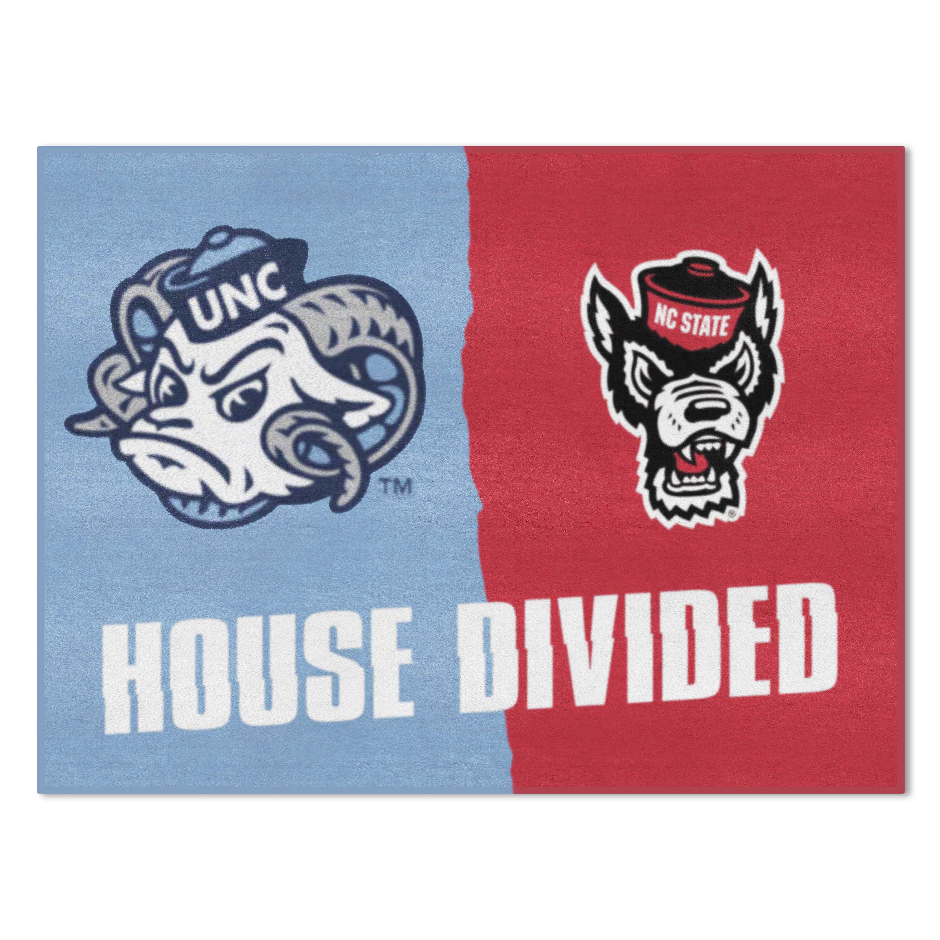 House Divided Mat - North Carolina / NC State