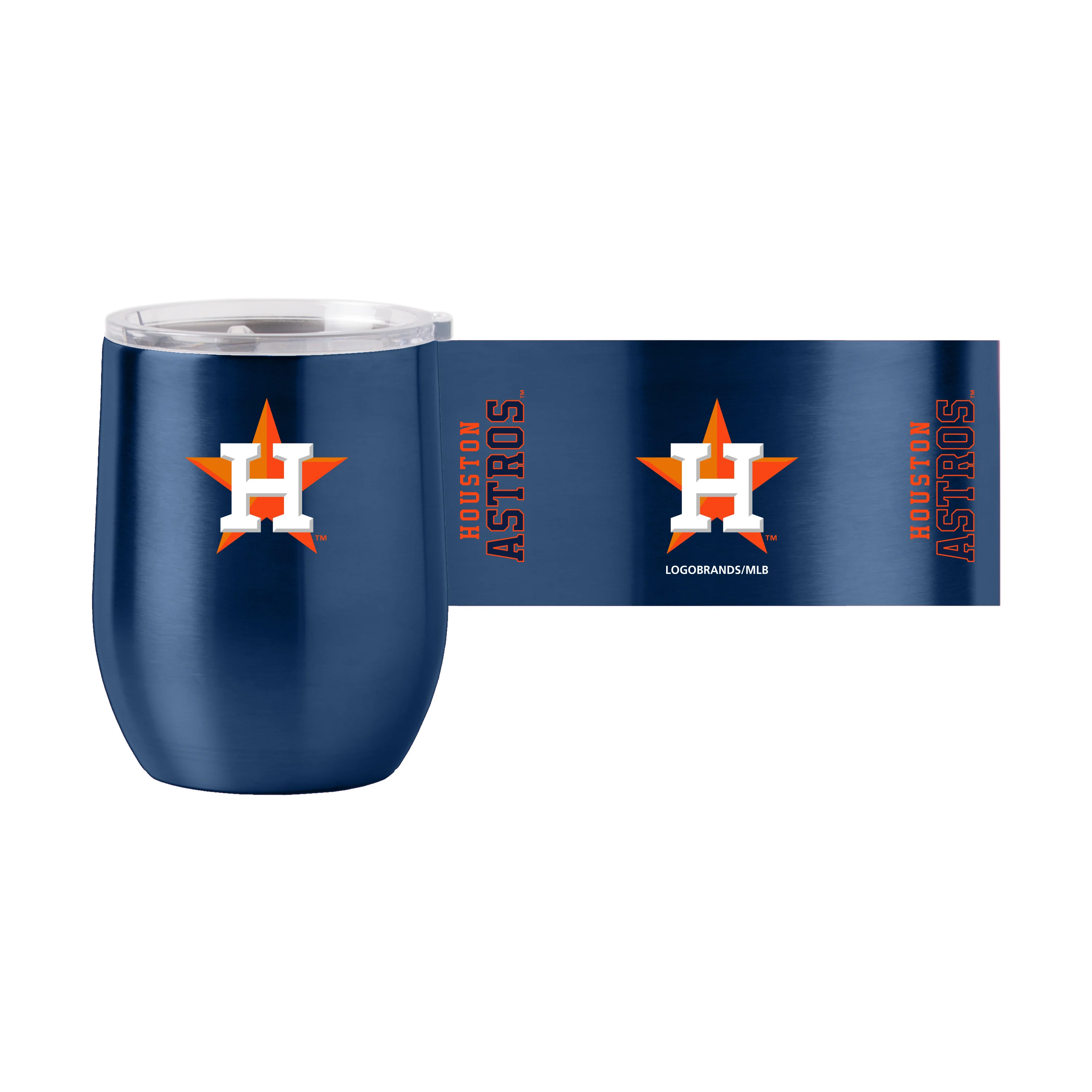 Houston Astros 16oz Gameday Stainless Curved Beverage - Image 2