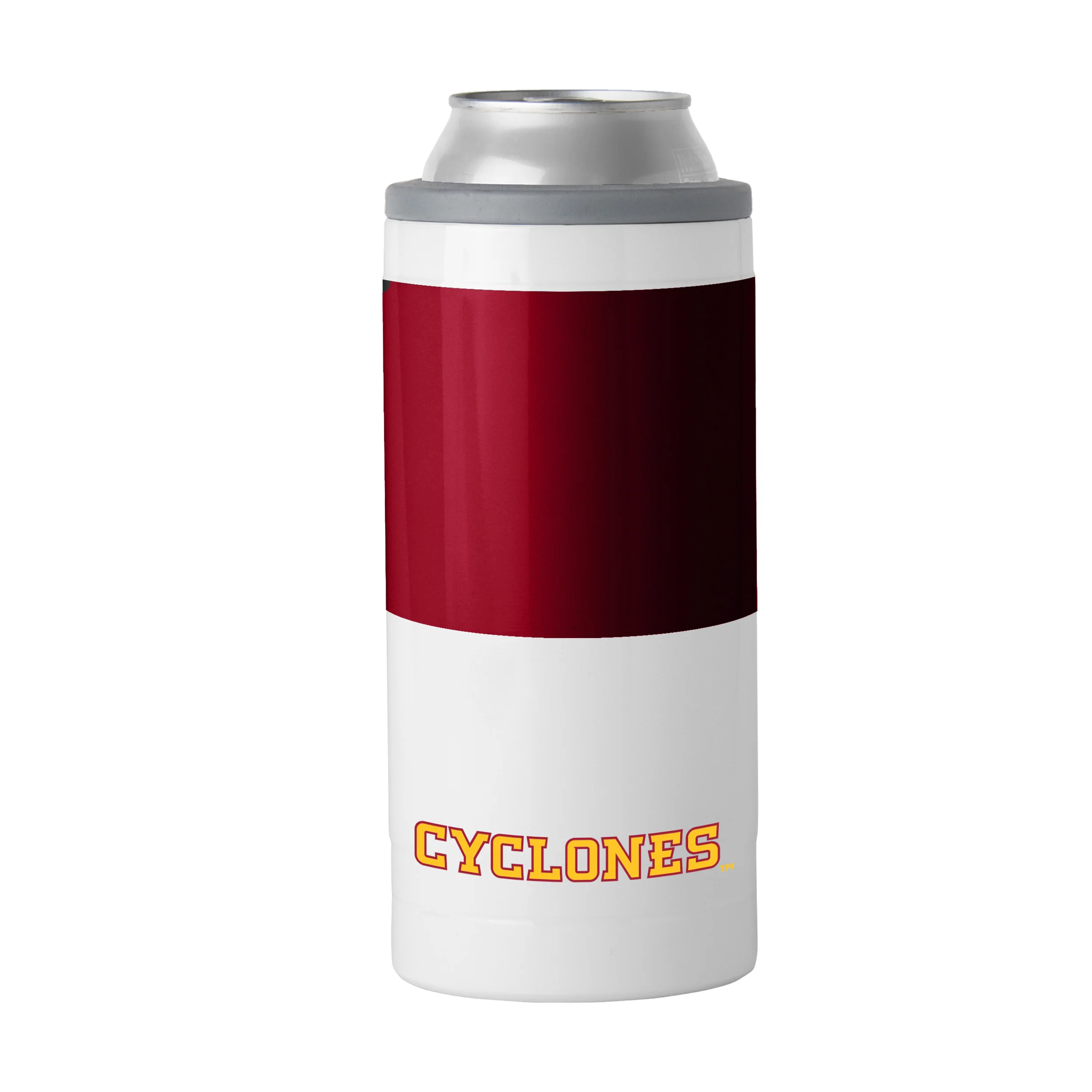 IA State 12oz Colorblock Slim Can Coolie - Image 2