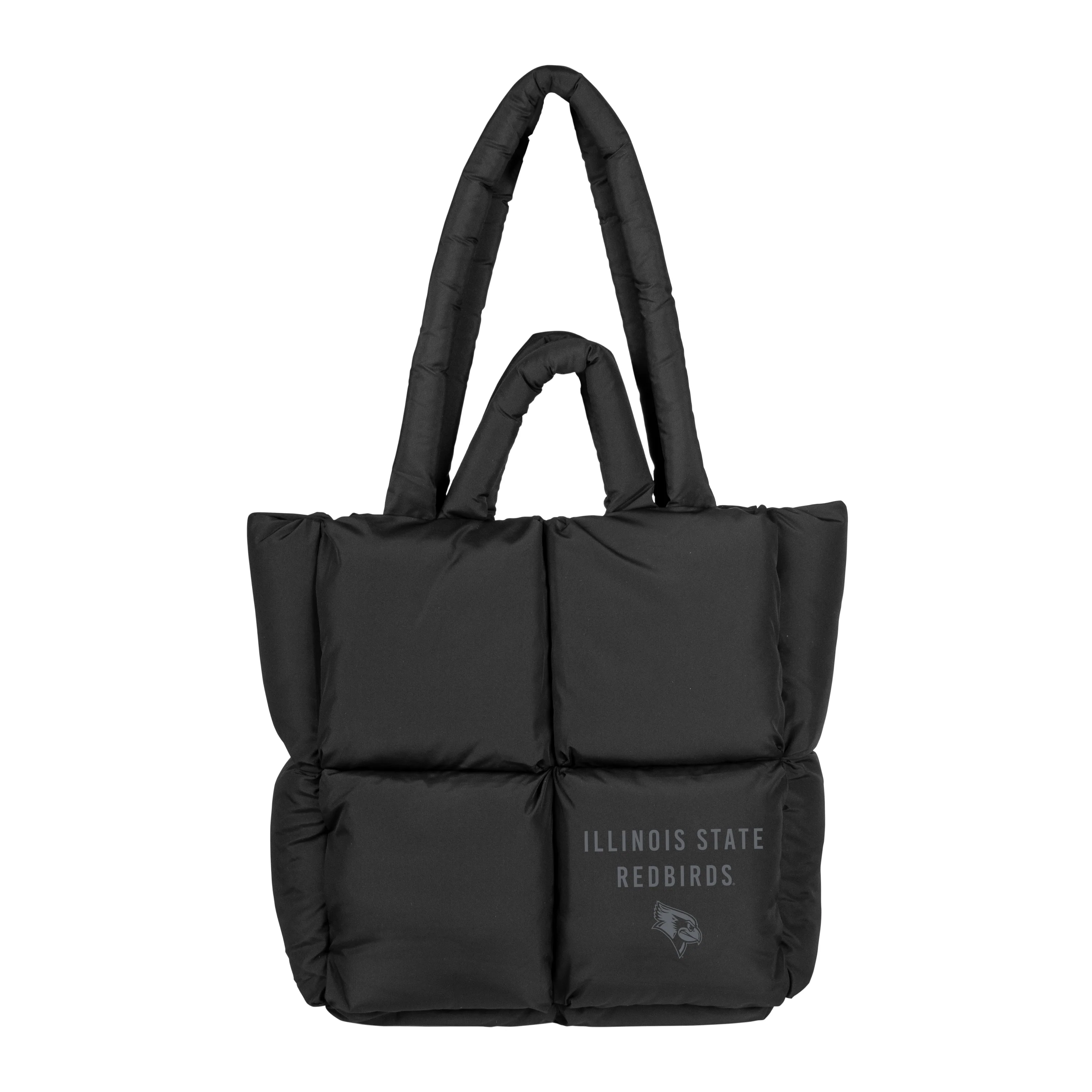 Illinois State Black Puff Tote