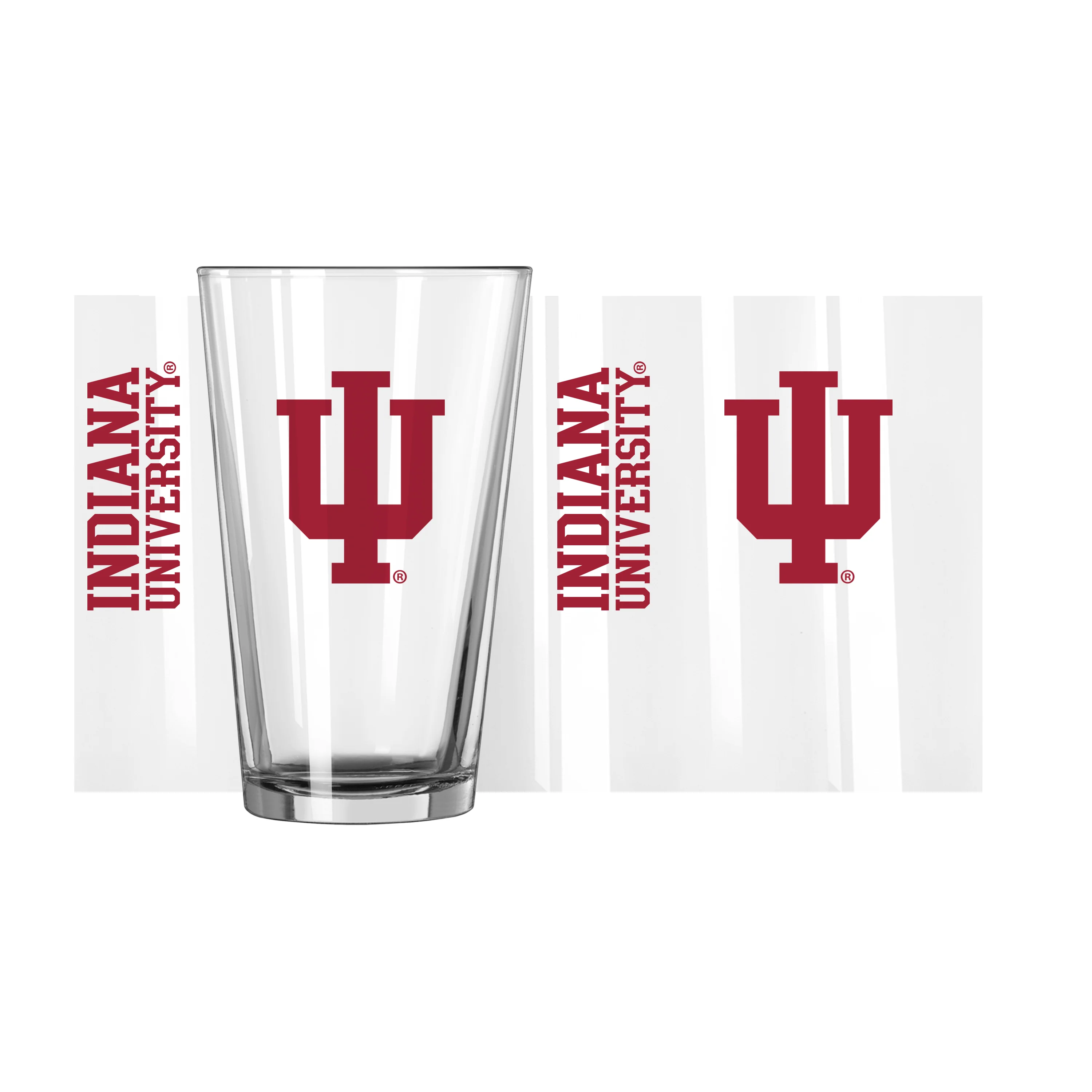 Indiana 16oz Gameday Pint Glass - Image 2