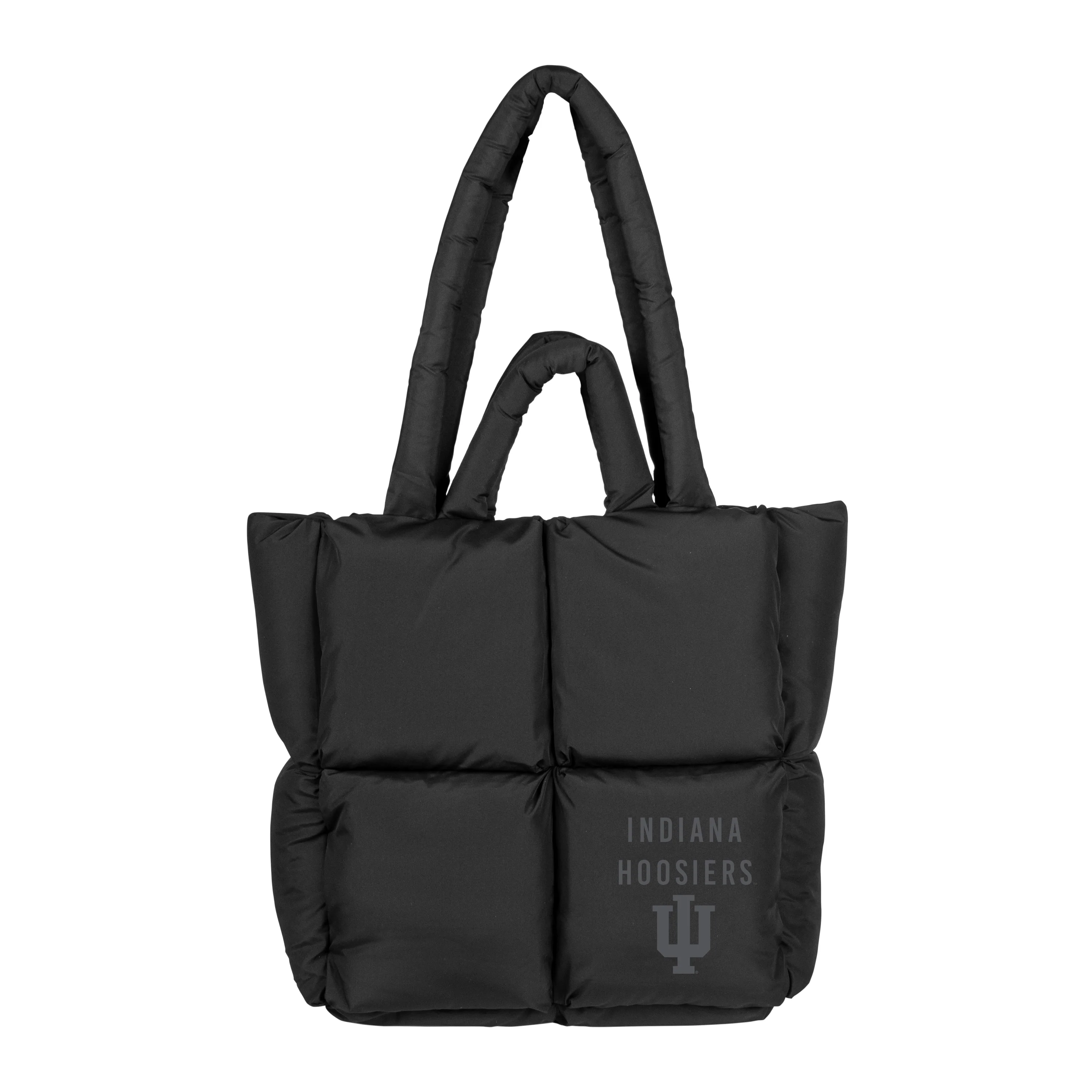Indiana Black Puff Tote