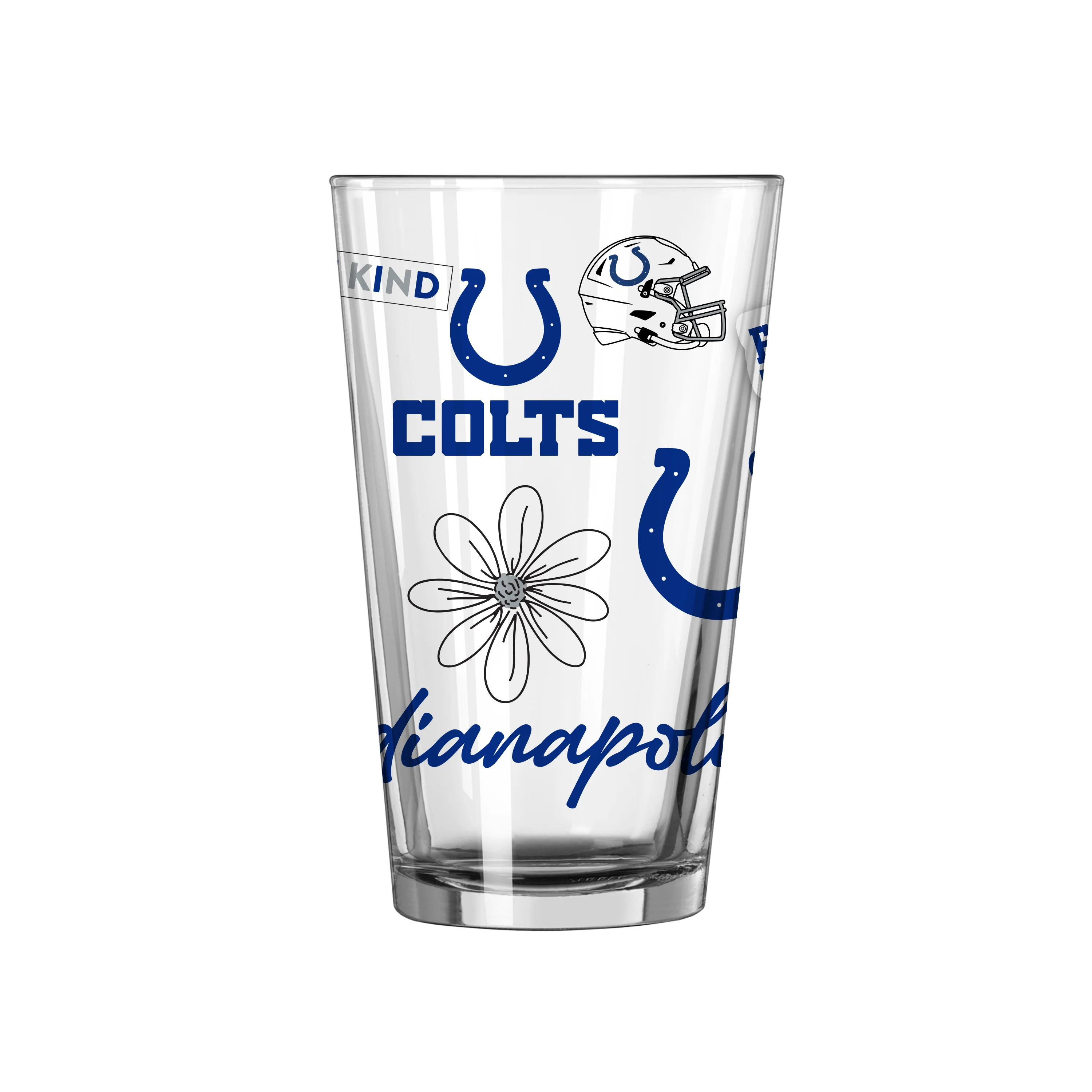 Indianapolis Colts 16oz Native Pint Glass