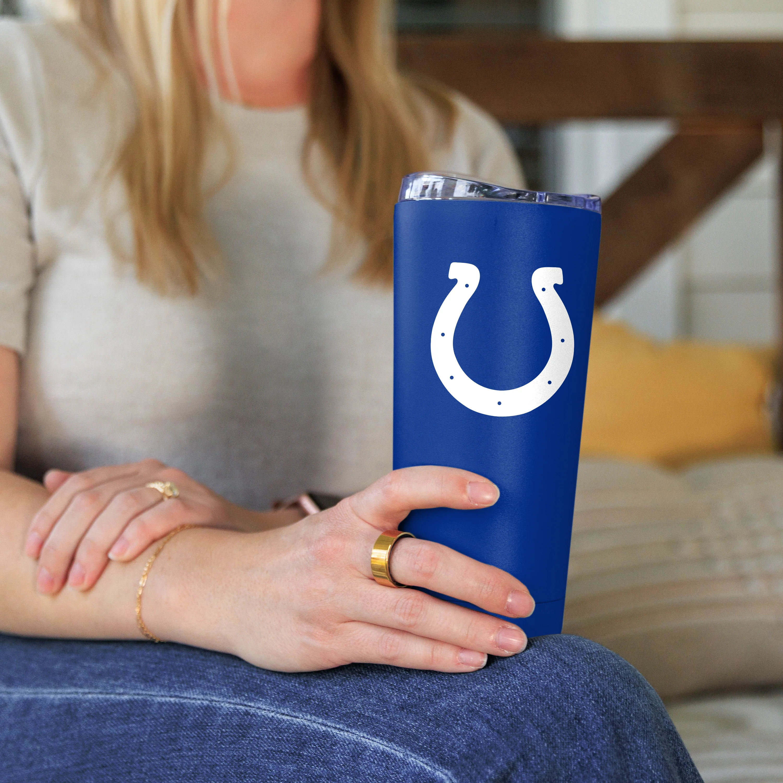 Indianapolis Colts 20oz Flipside Powder Coat Tumbler - Image 5