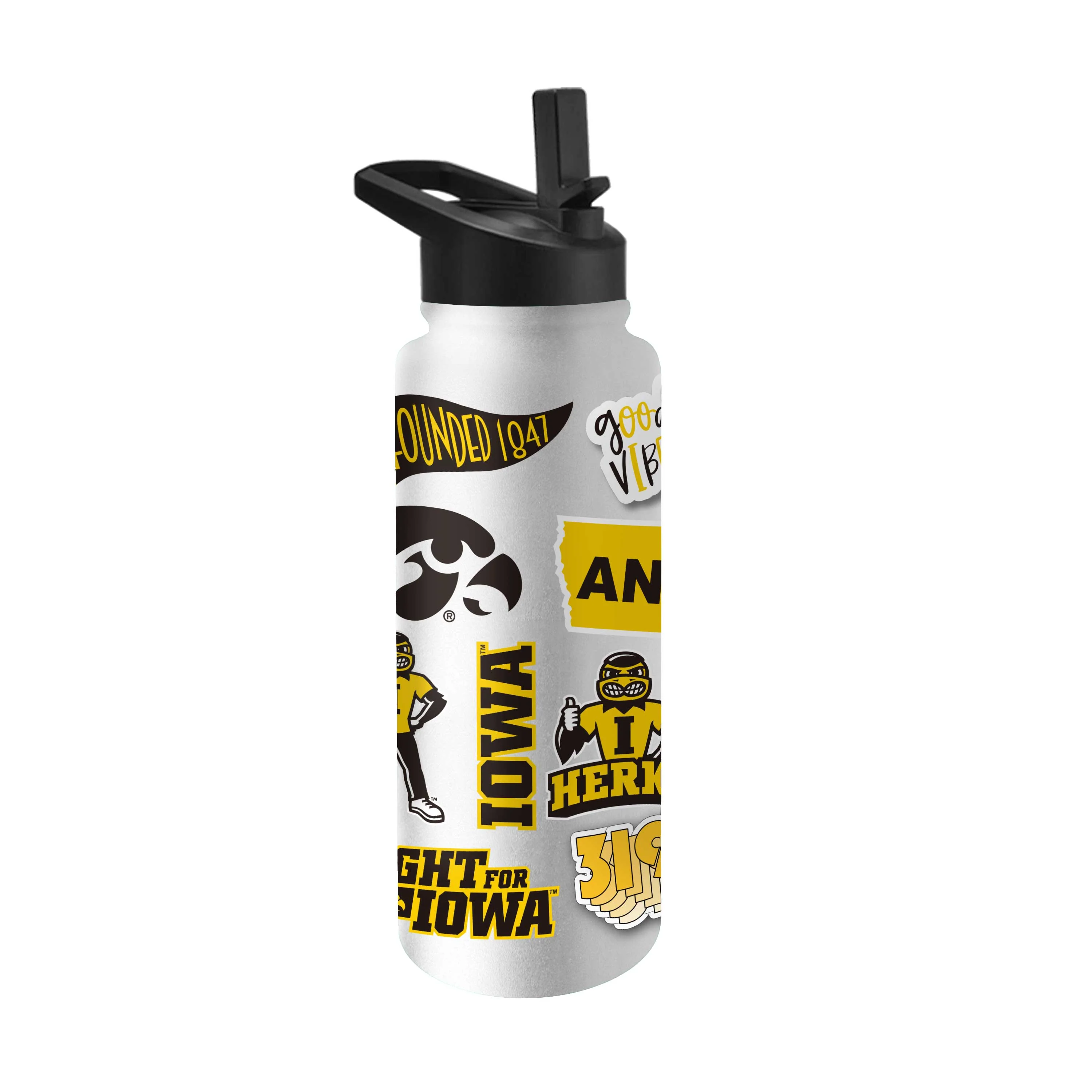 Iowa 34oz Native Quencher Bottle - Image 3