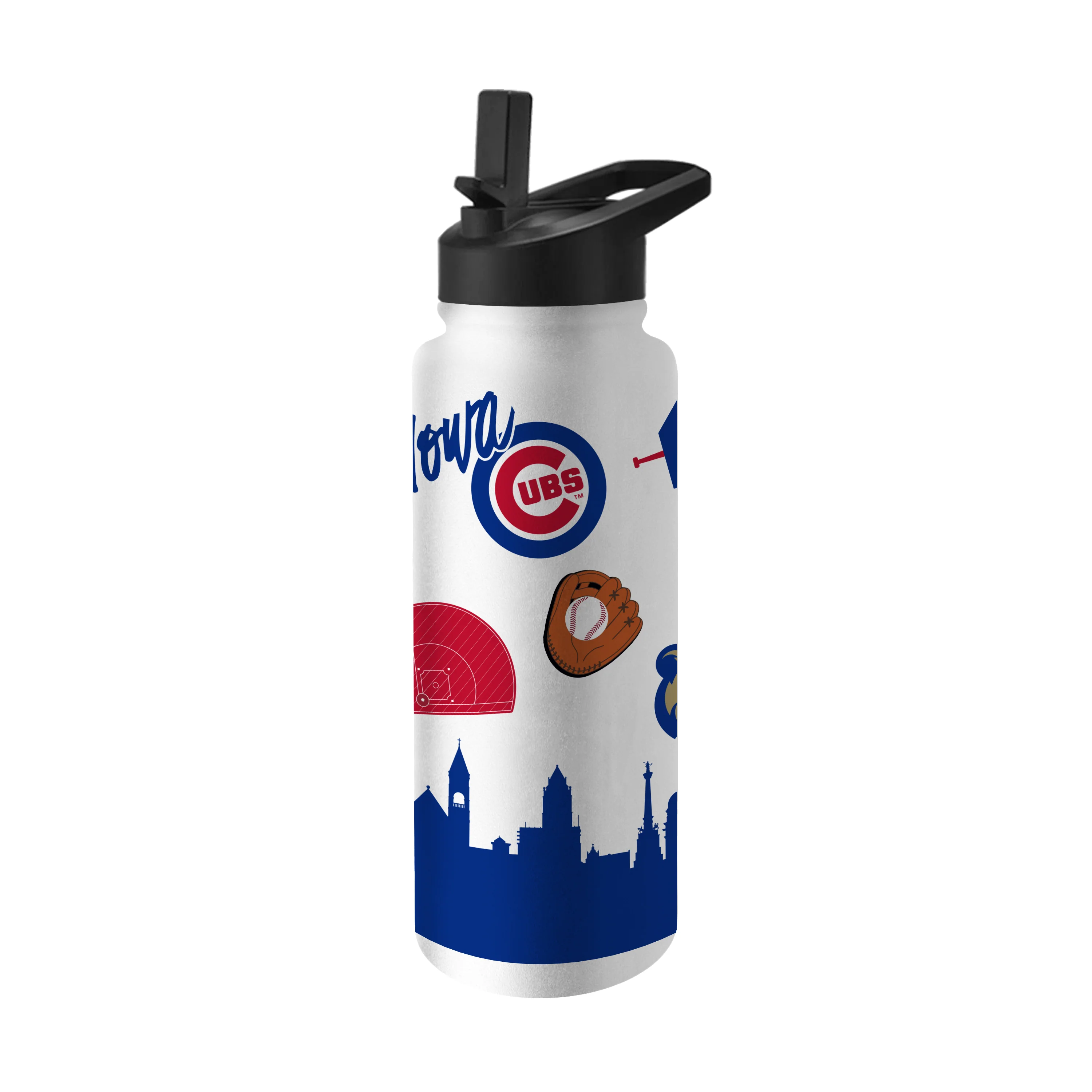 Iowa Cubs 34oz Native Quencher Bottle