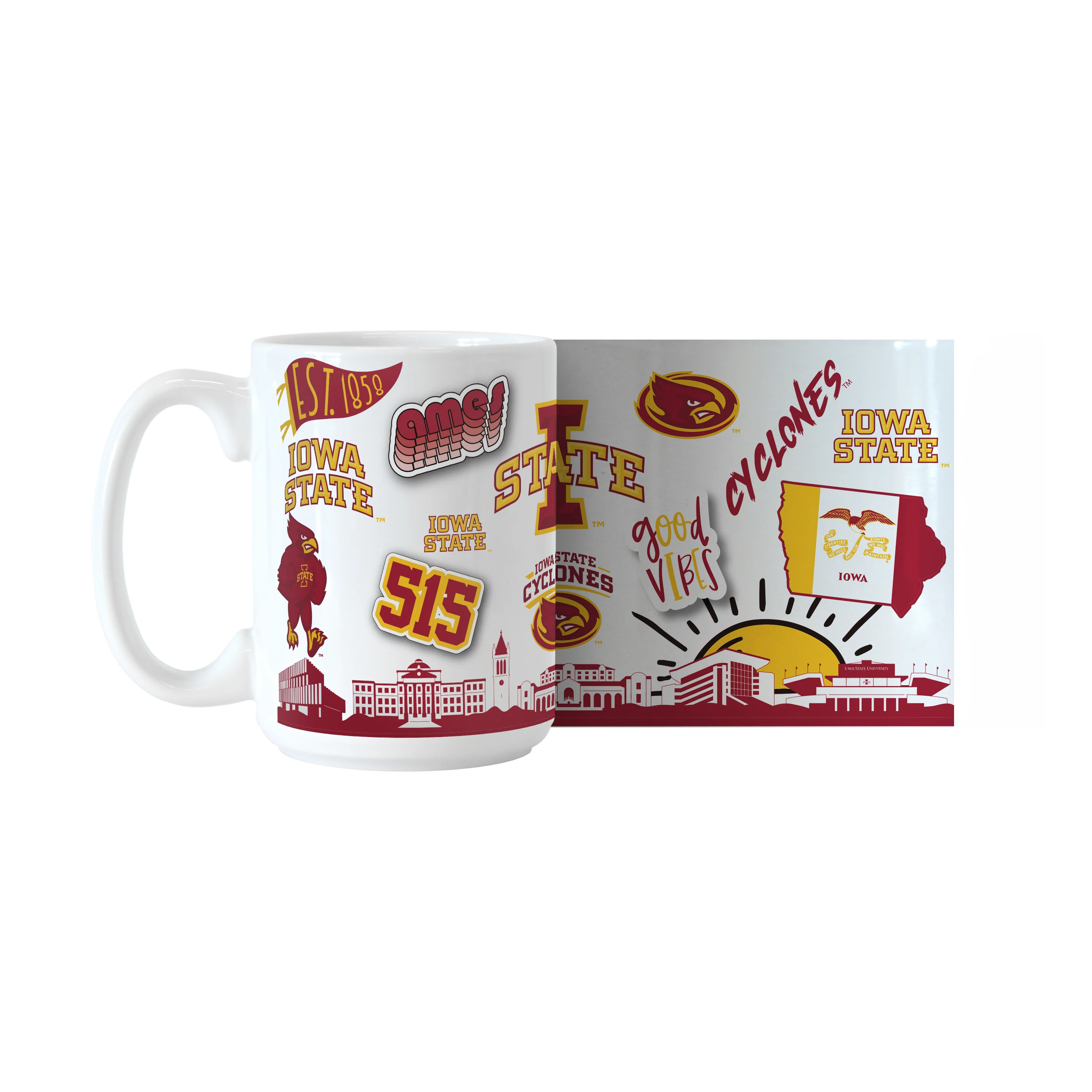 Iowa State 15oz Native Sublimated Mug - Image 2
