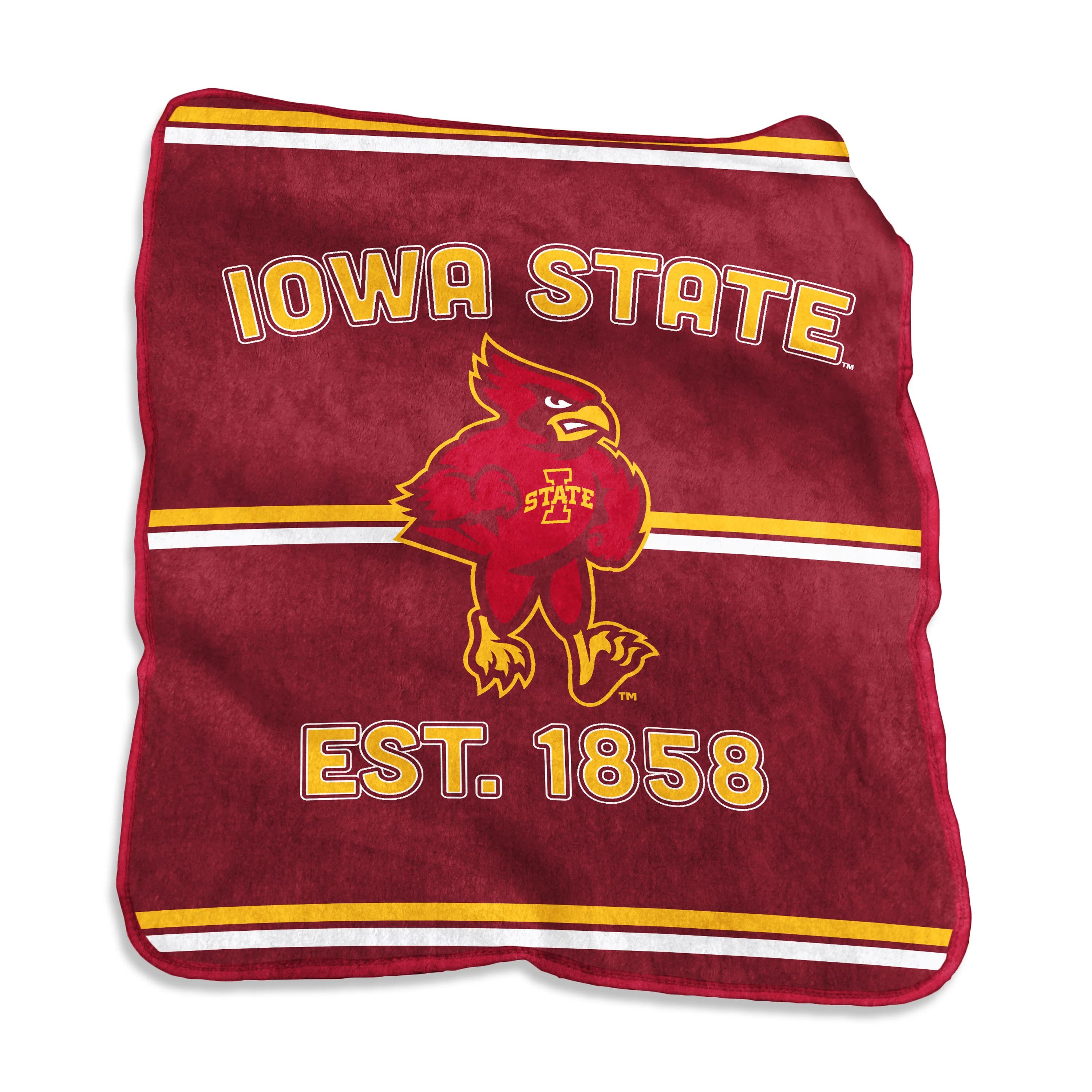 Iowa State Raschel Rally House Throw
