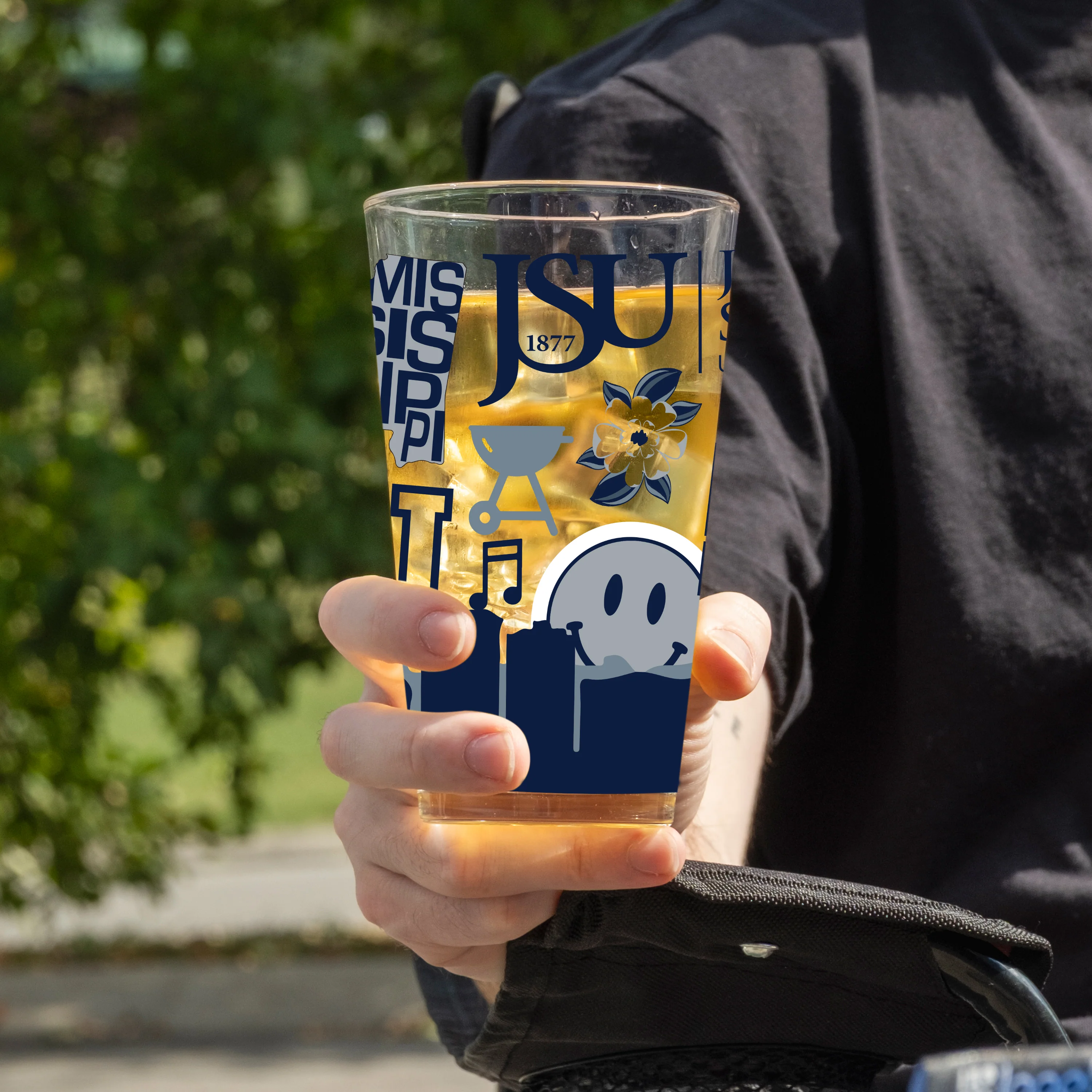 Jackson State 16oz Native Pint Glass - Image 2
